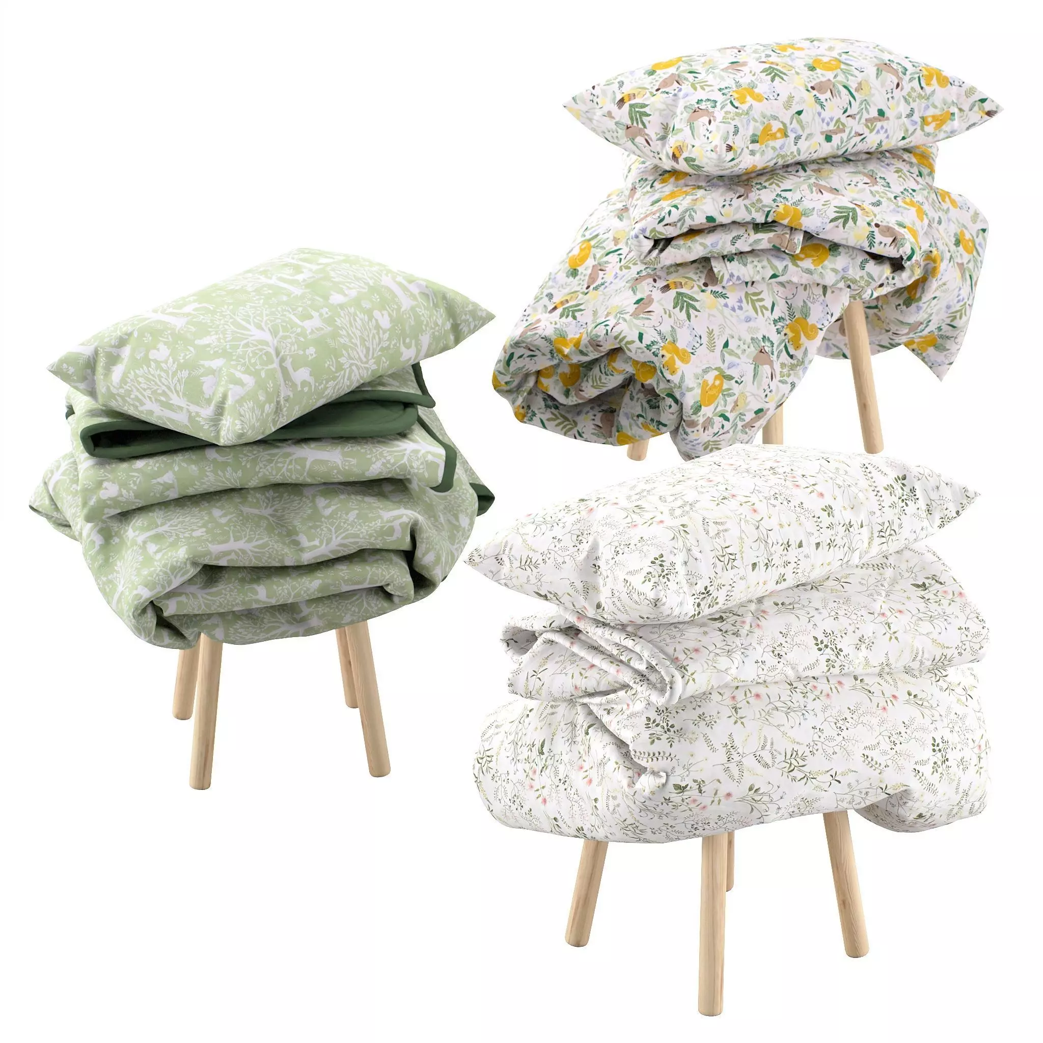 Ikea Trolldom Duvet Set 3D model_0