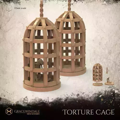 Torture cage 3D print model
