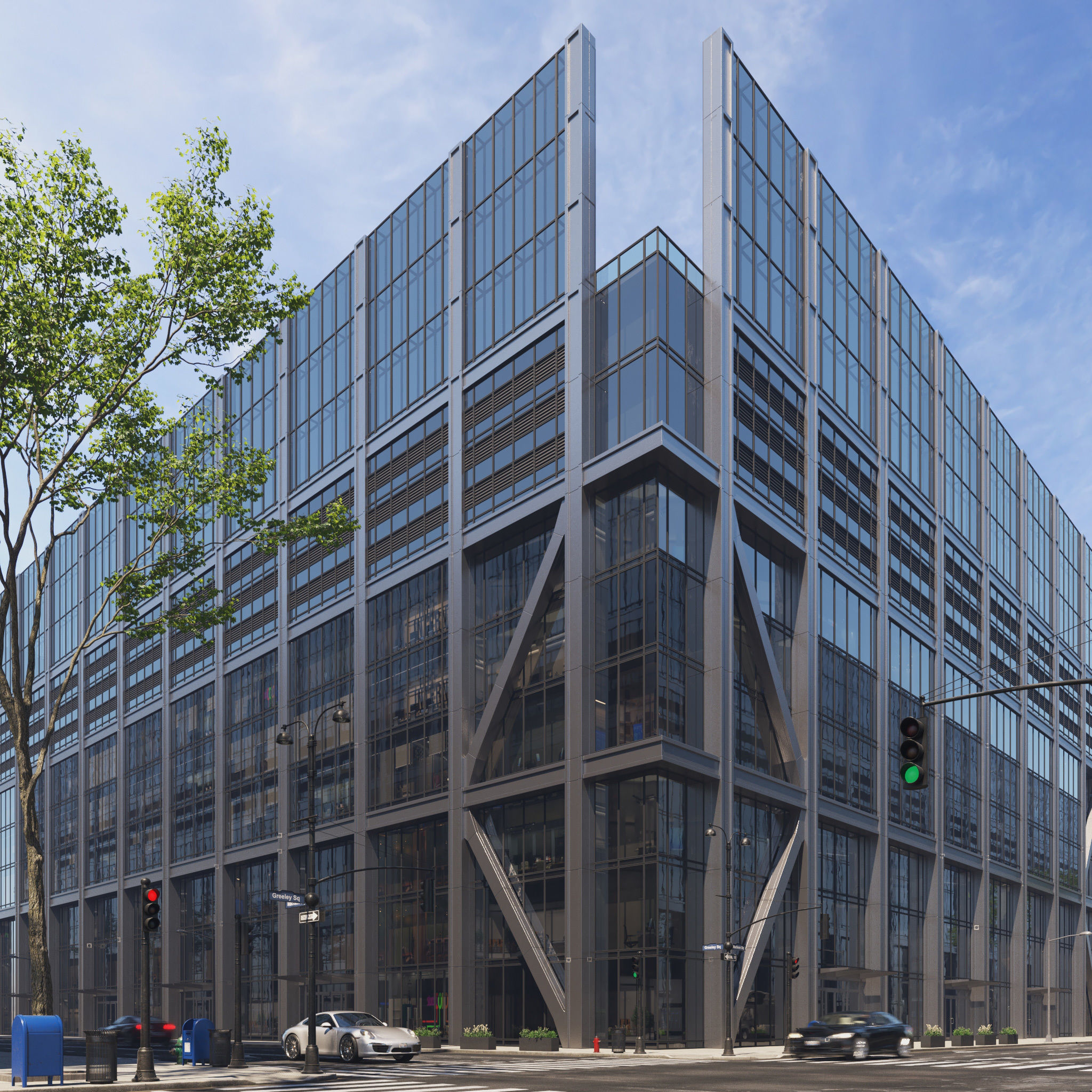 Archmodels vol 267 - collection of modular buildings 3D model_29