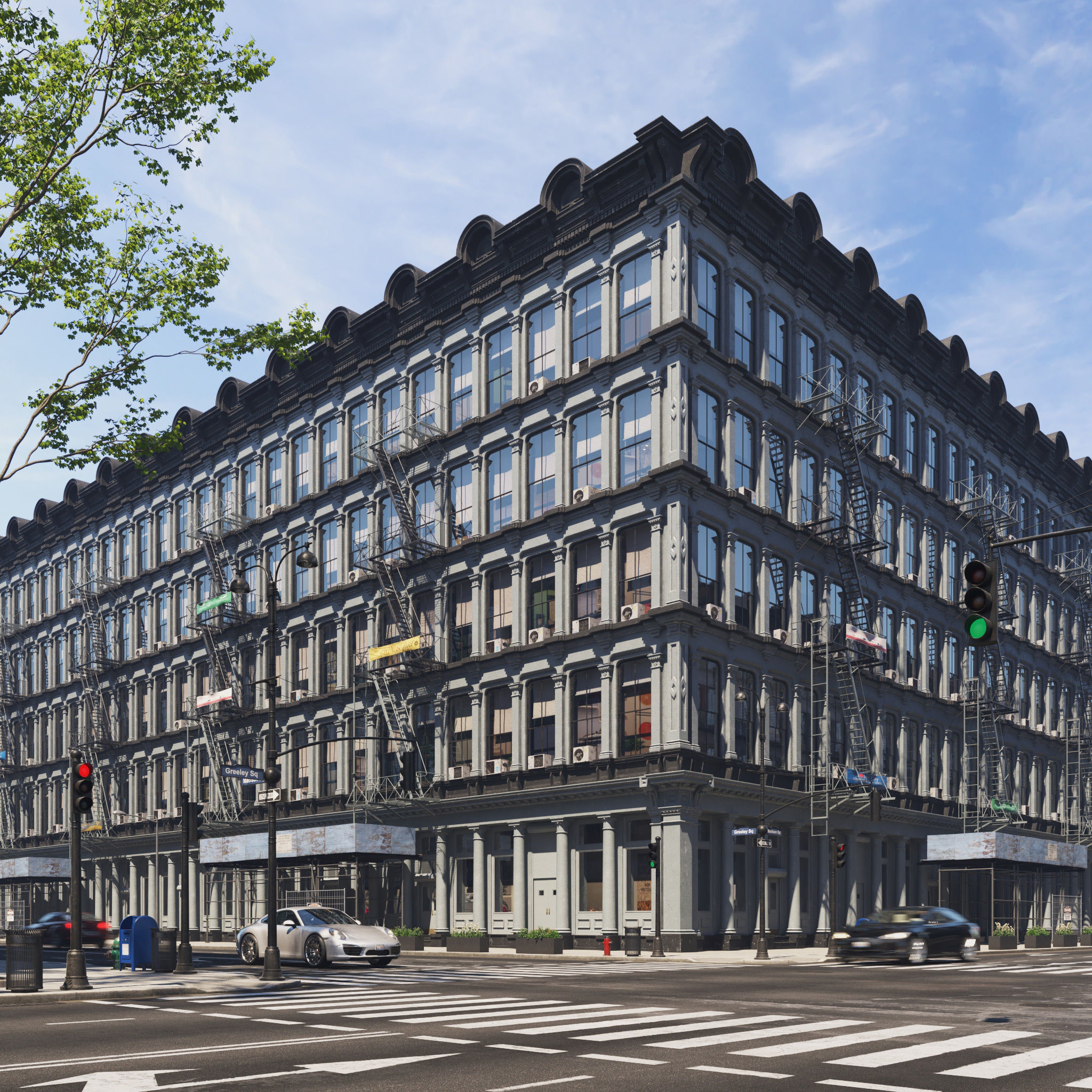 Archmodels vol 267 - collection of modular buildings 3D model_18