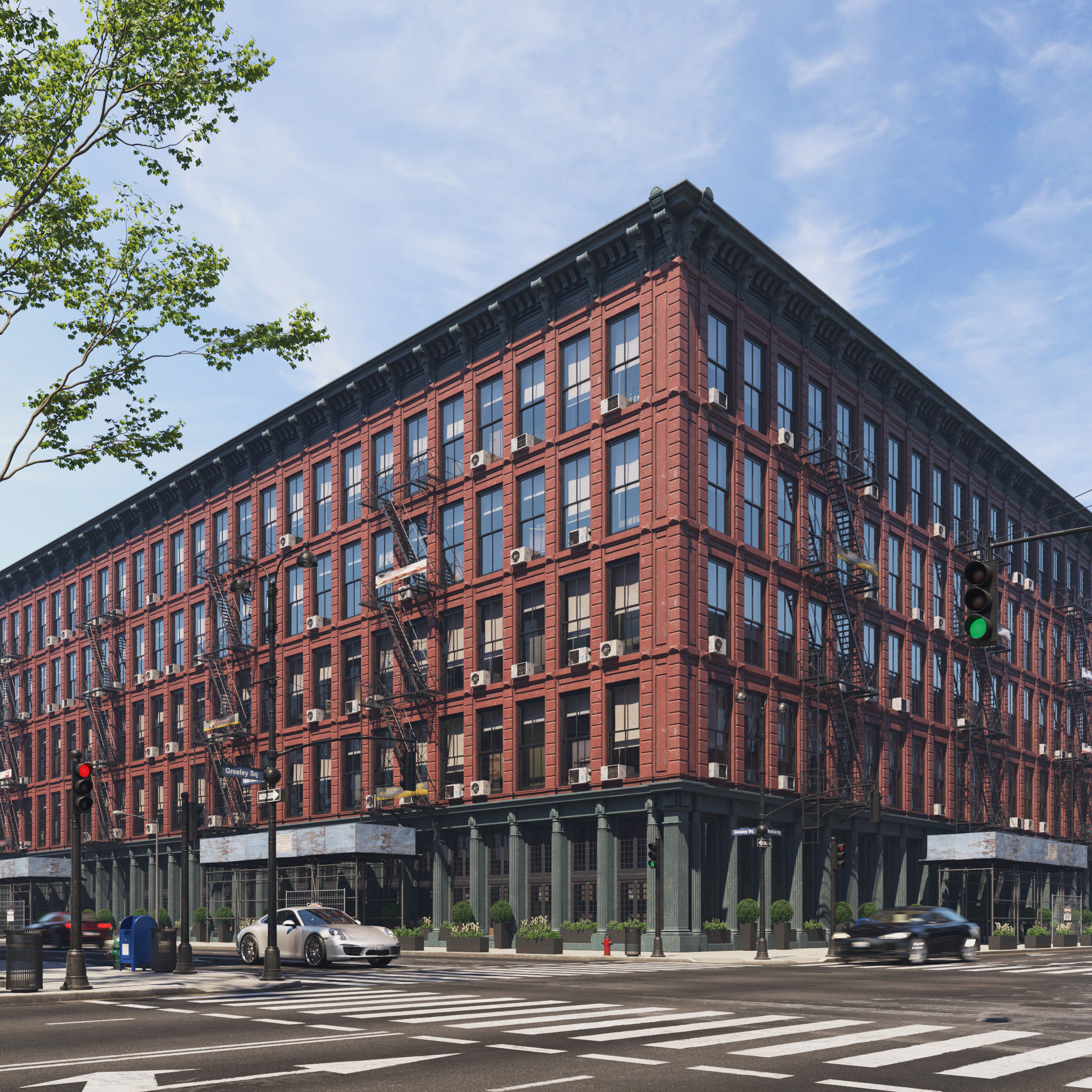 Archmodels vol 267 - collection of modular buildings 3D model_25