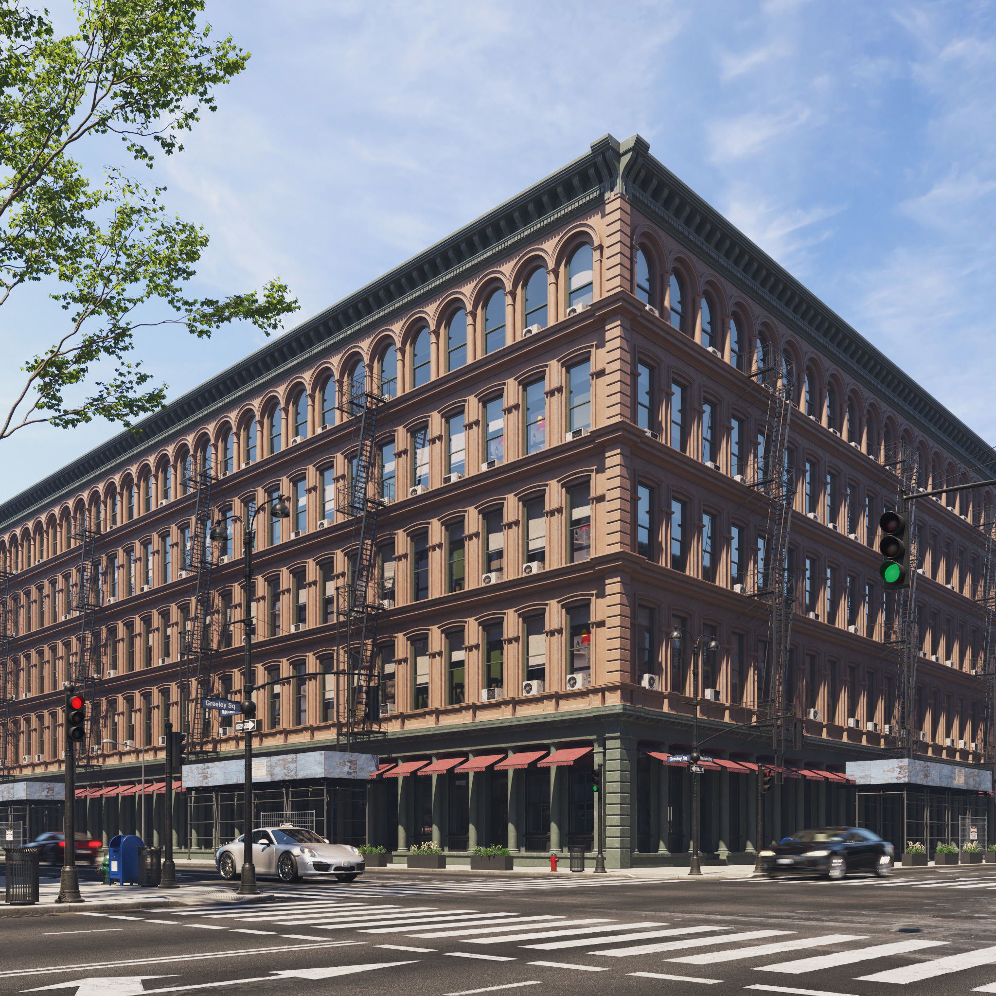 Archmodels vol 267 - collection of modular buildings 3D model_17