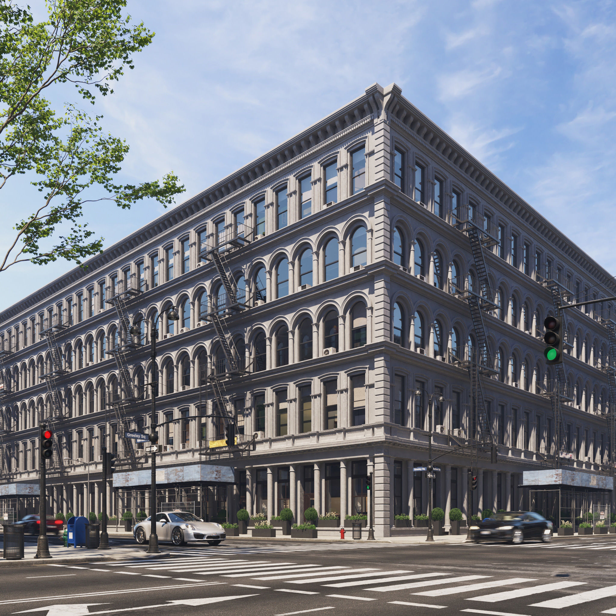 Archmodels vol 267 - collection of modular buildings 3D model_15