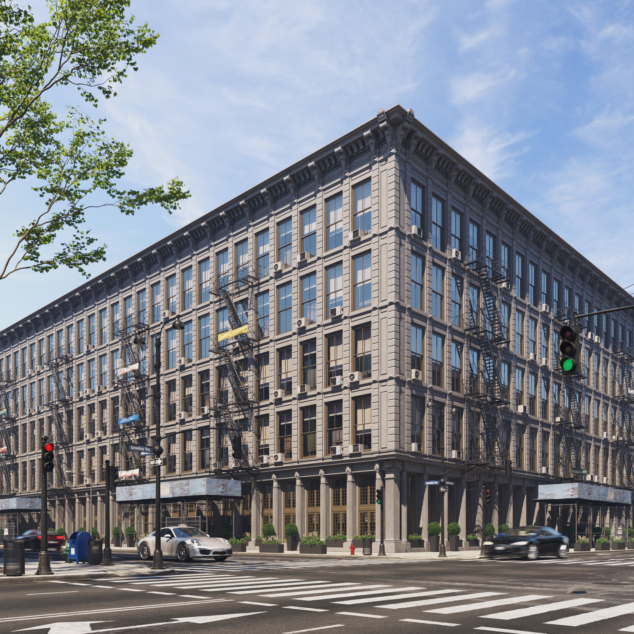 Archmodels vol 267 - collection of modular buildings 3D model_24