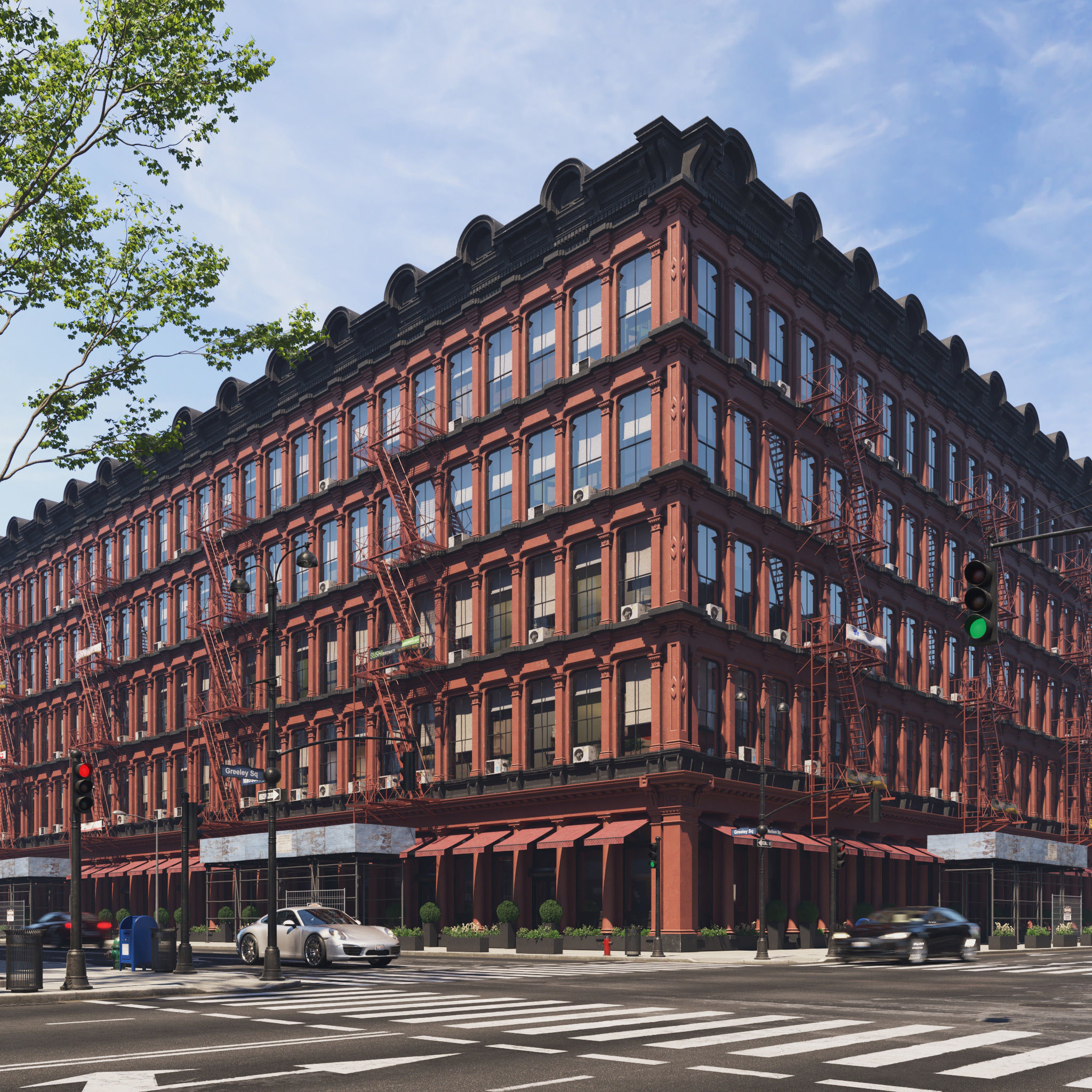 Archmodels vol 267 - collection of modular buildings 3D model_16