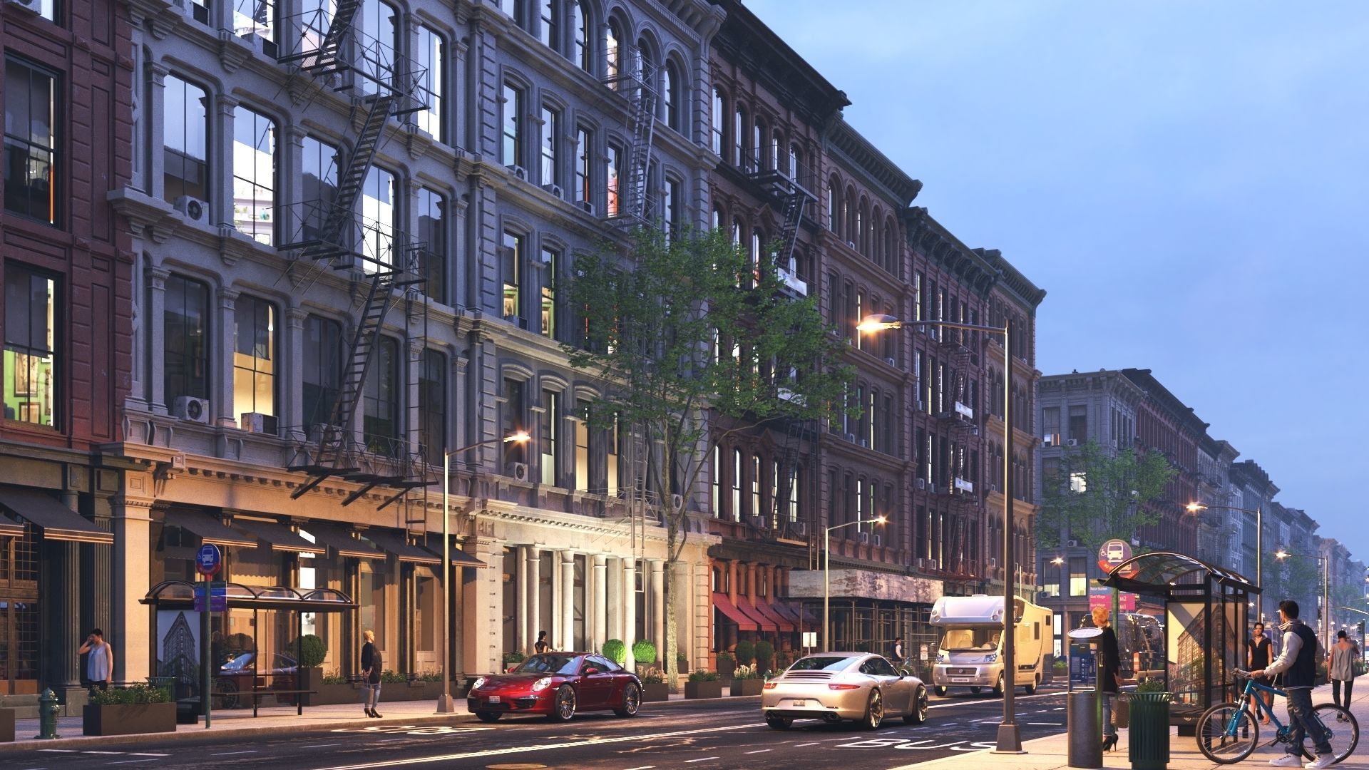 Archmodels vol 267 - collection of modular buildings 3D model_4