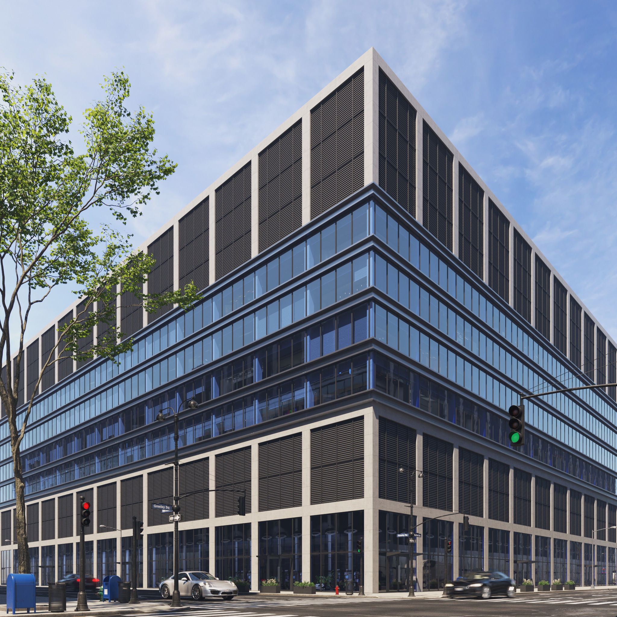 Archmodels vol 267 - collection of modular buildings 3D model_28