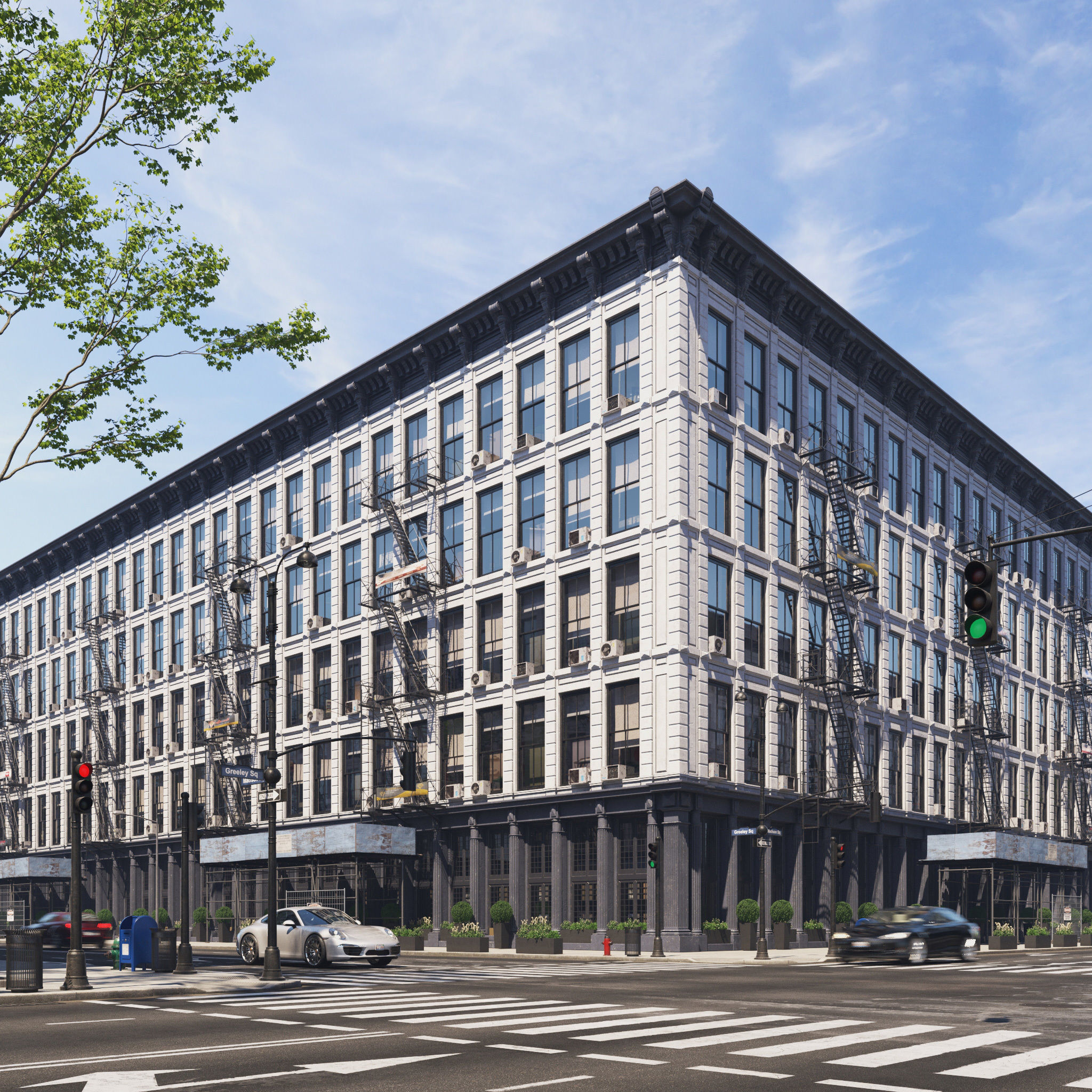 Archmodels vol 267 - collection of modular buildings 3D model_23