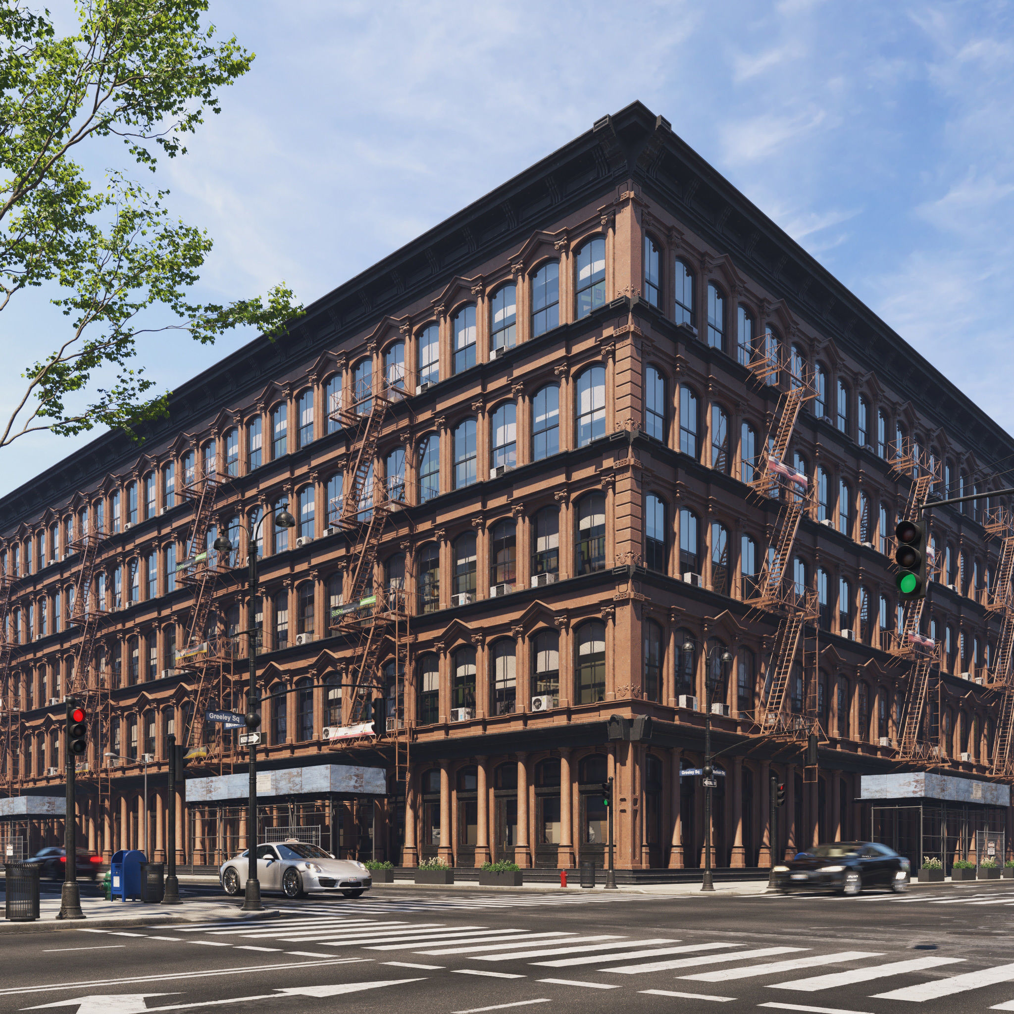 Archmodels vol 267 - collection of modular buildings 3D model_21