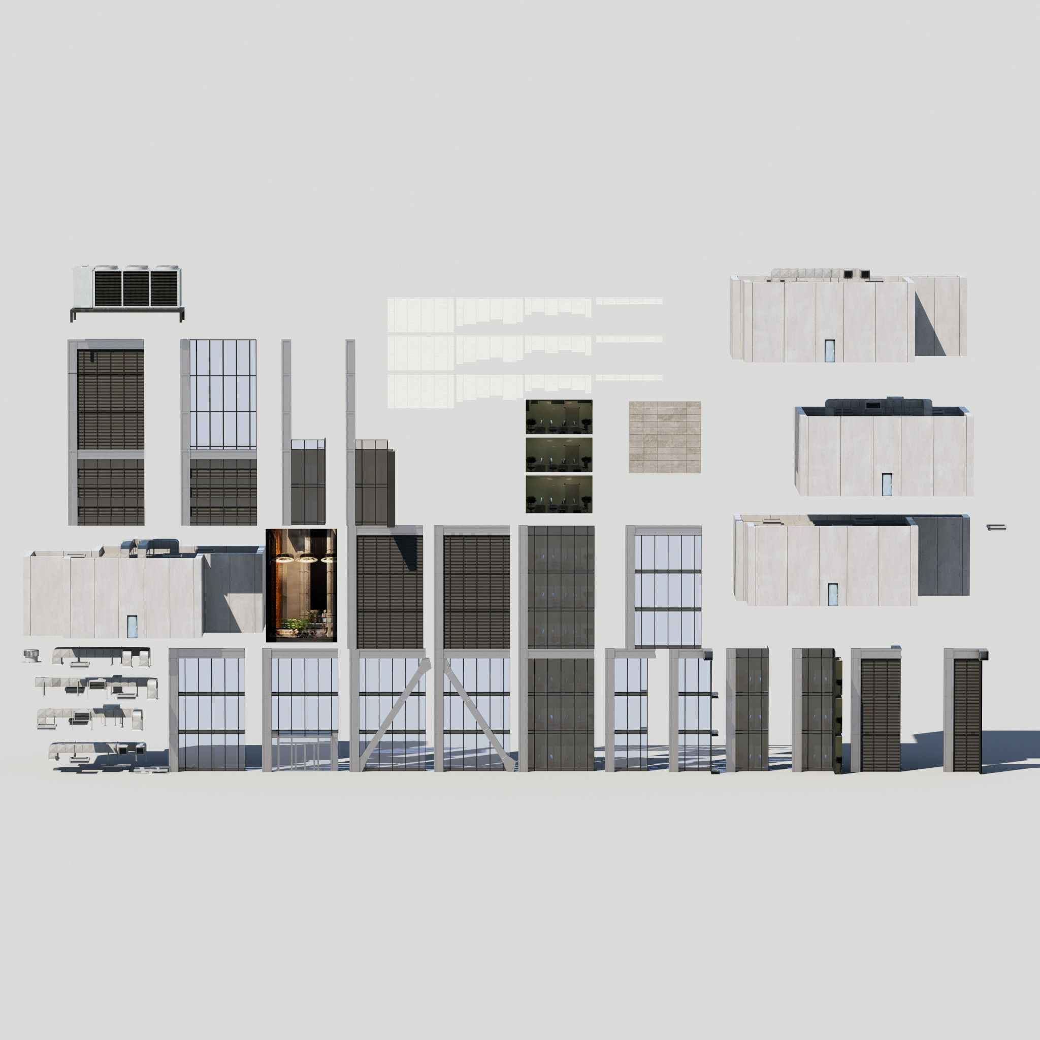 Archmodels vol 267 - collection of modular buildings 3D model_12