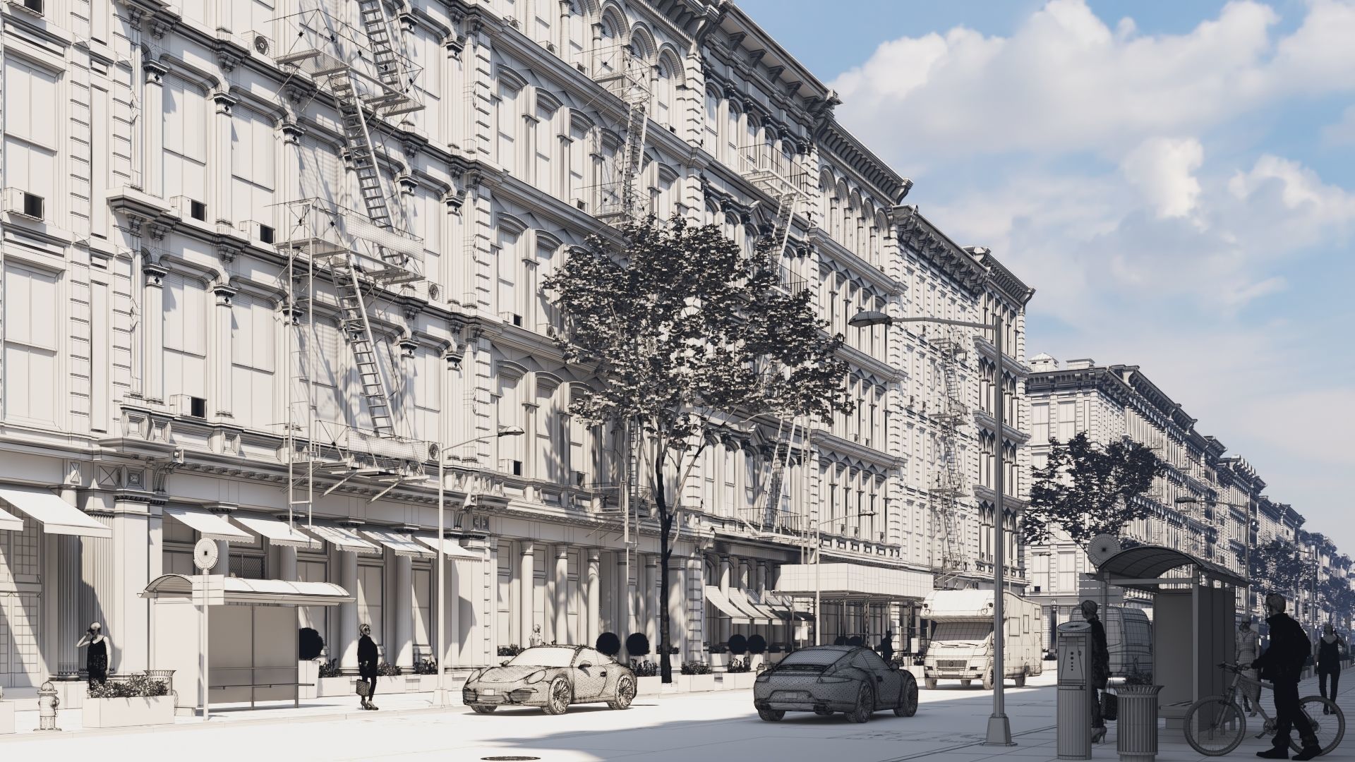 Archmodels vol 267 - collection of modular buildings 3D model_6