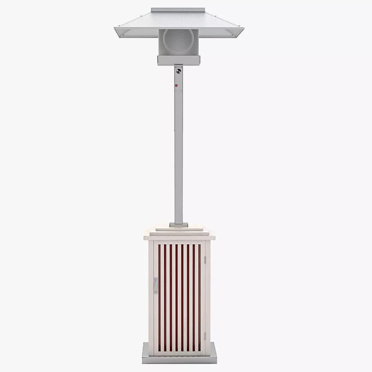 Wooden Look Patio Heater 3D model_0
