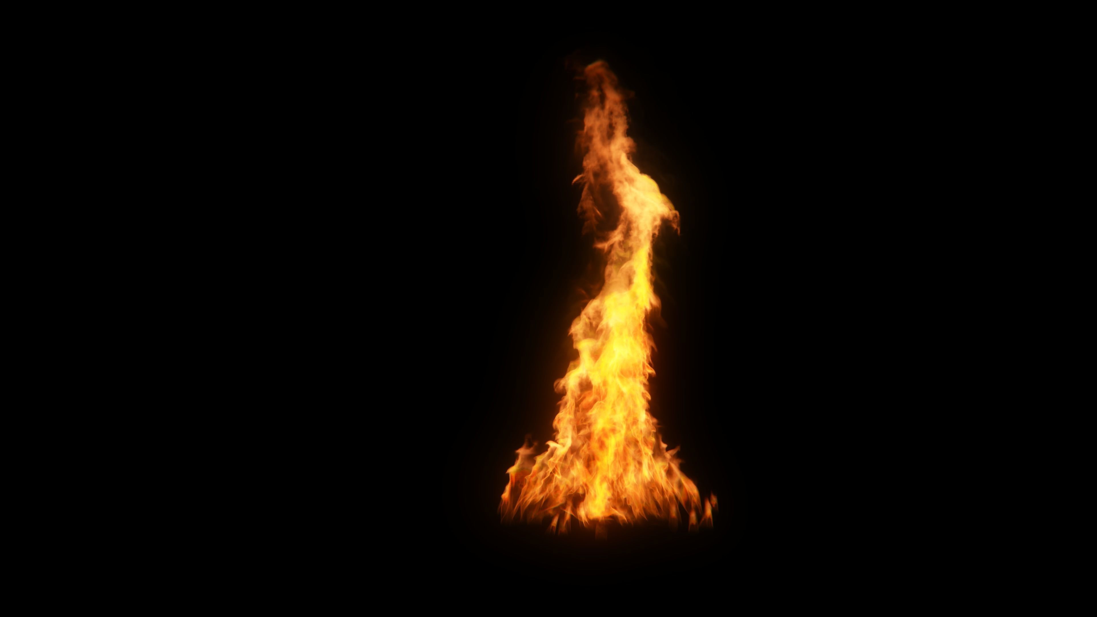 3D Fireplace Animation 3D model_11
