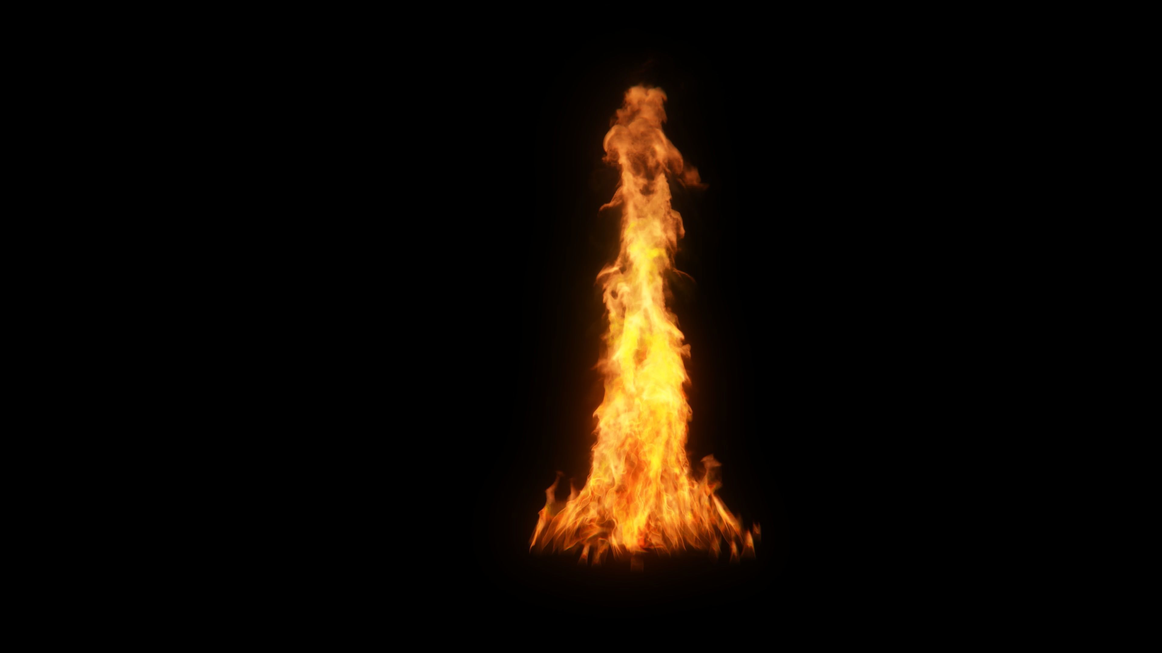 3D Fireplace Animation 3D model_77