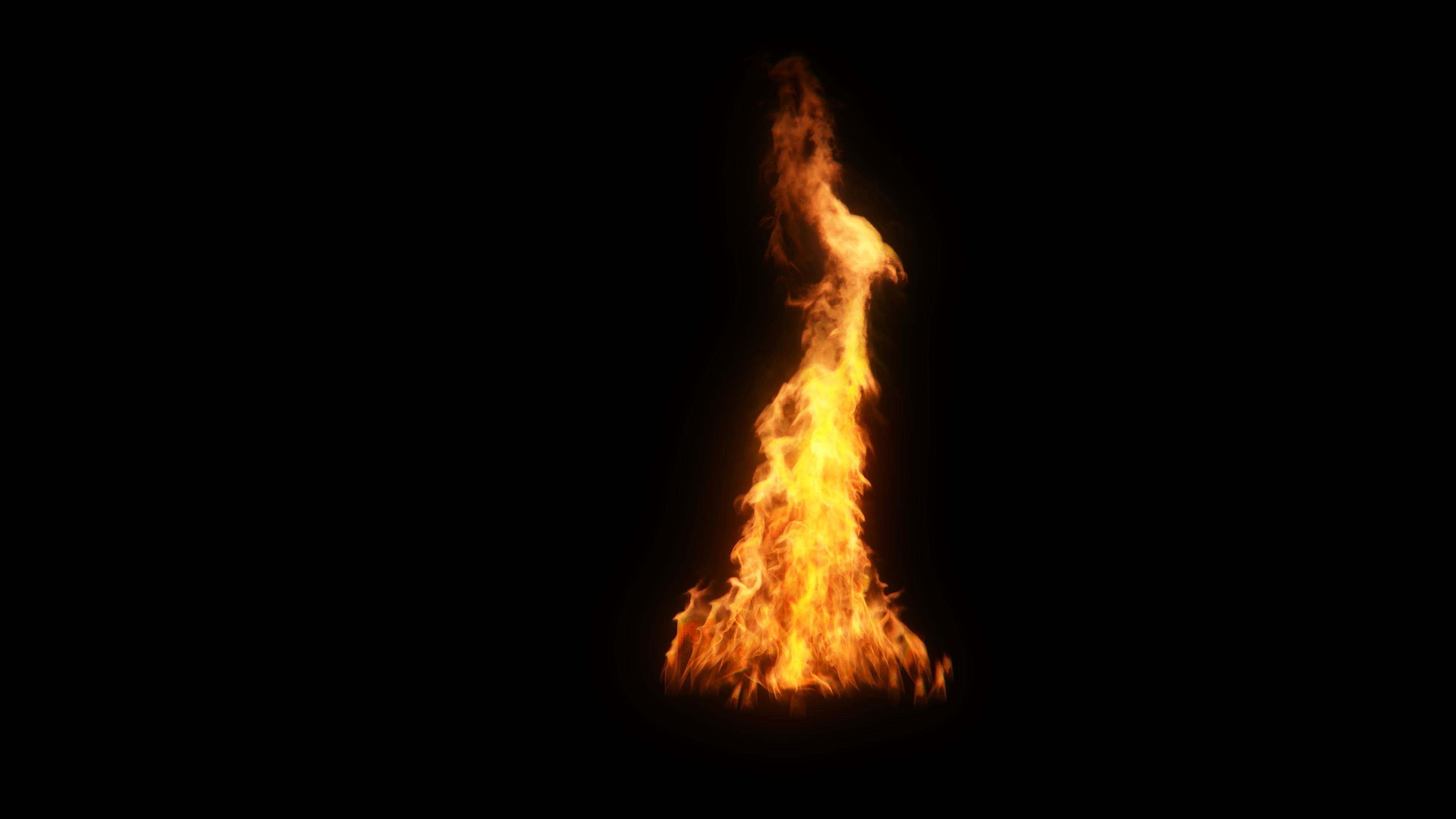 3D Fireplace Animation 3D model_12