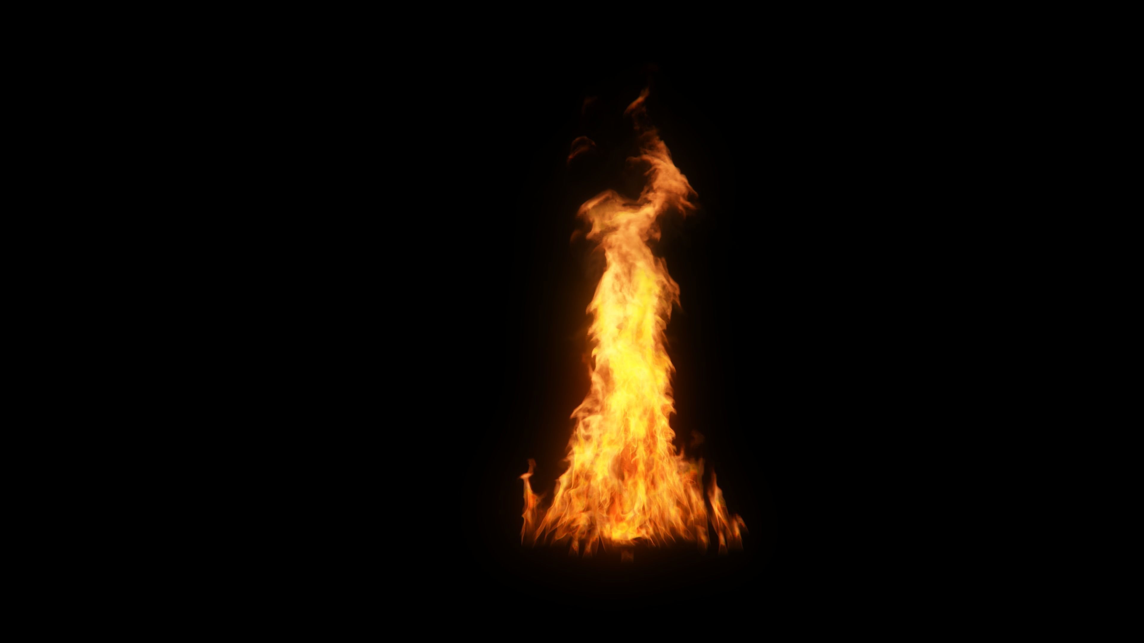3D Fireplace Animation 3D model_36