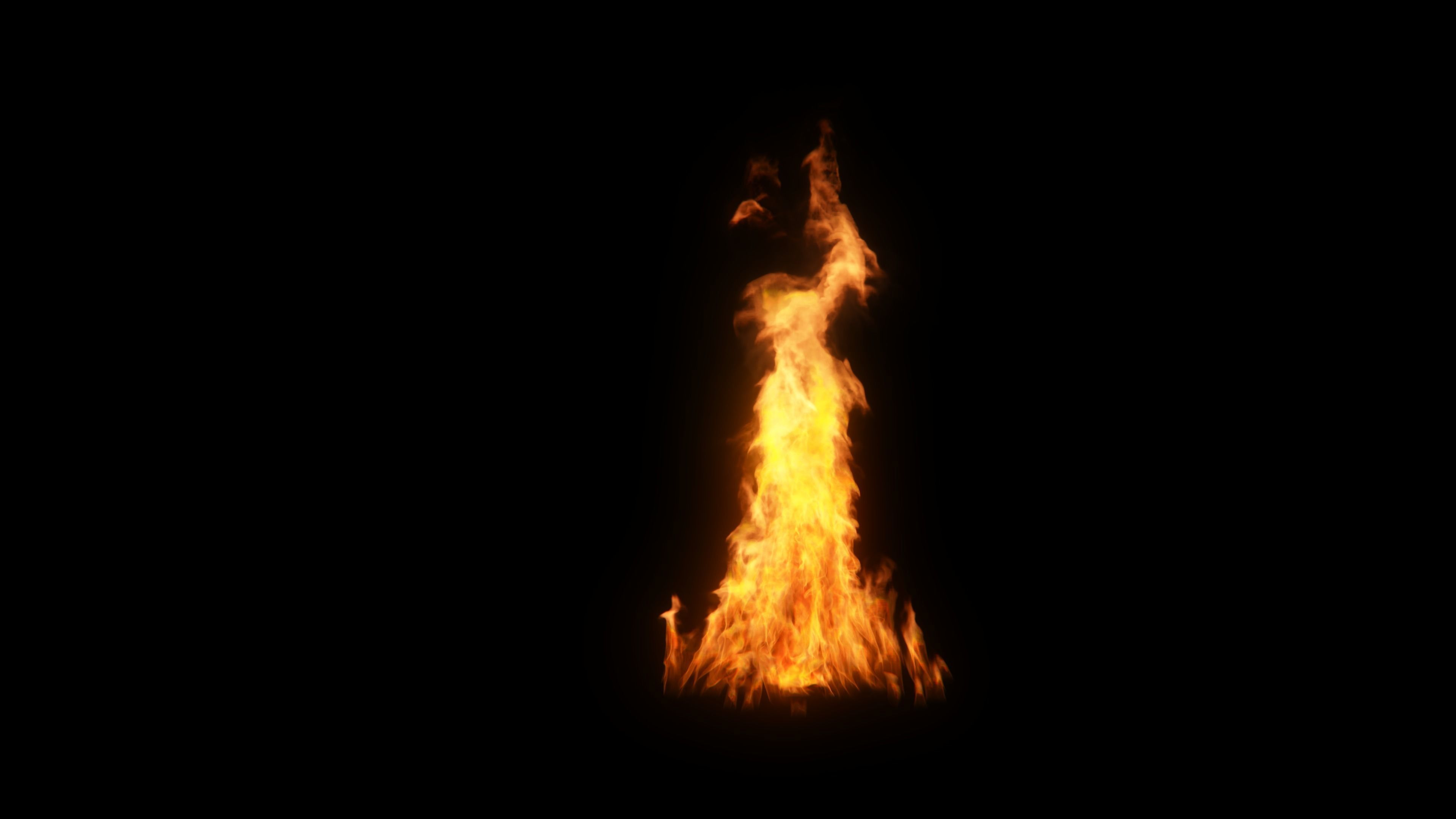3D Fireplace Animation 3D model_38