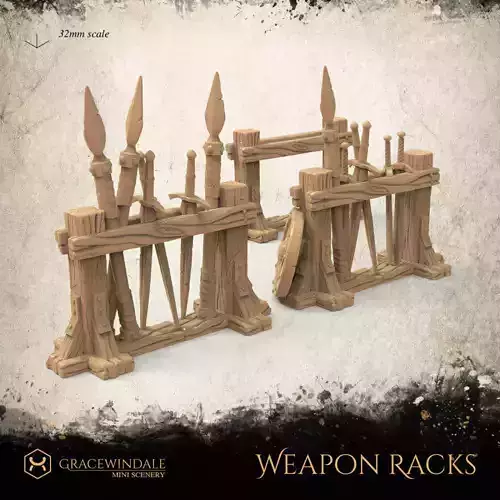 Weapon Racks 3D print model