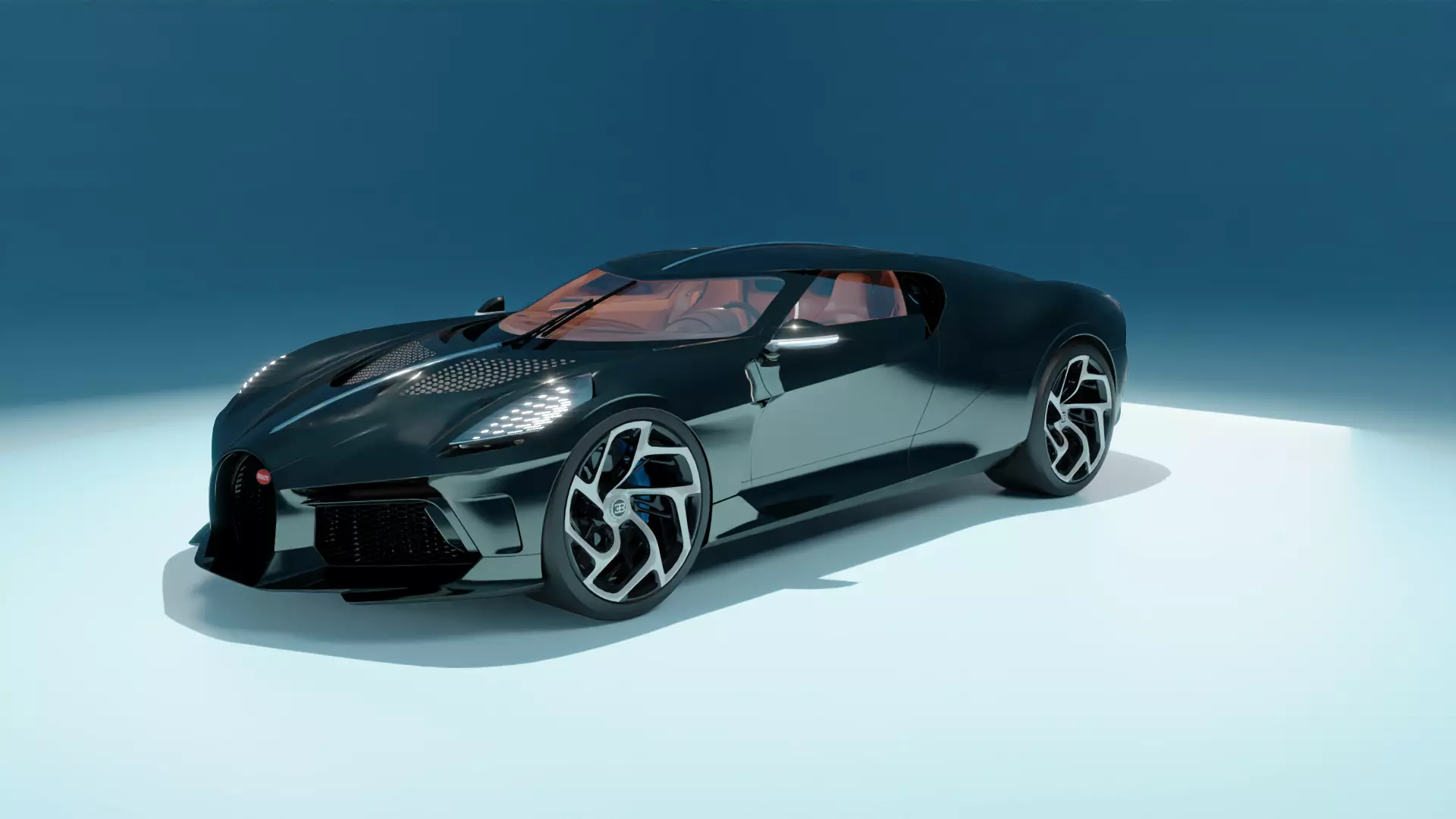 BUGATTI LA VOITURE NOIRE WITH RIG 3D print model