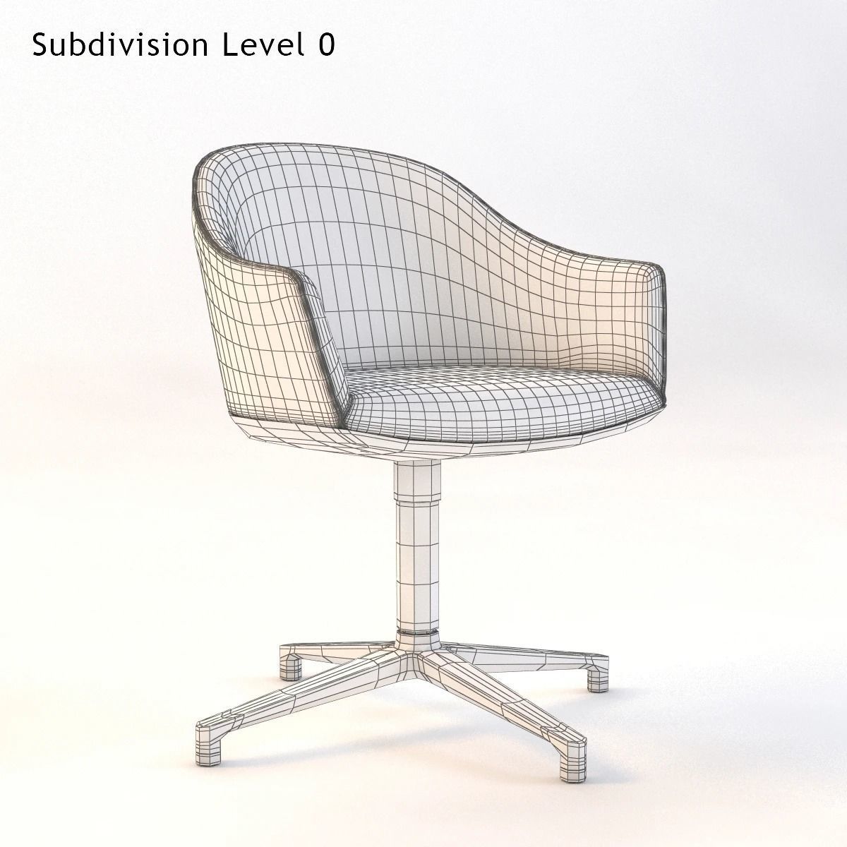 Vitra Softshell Chair 3D model_2