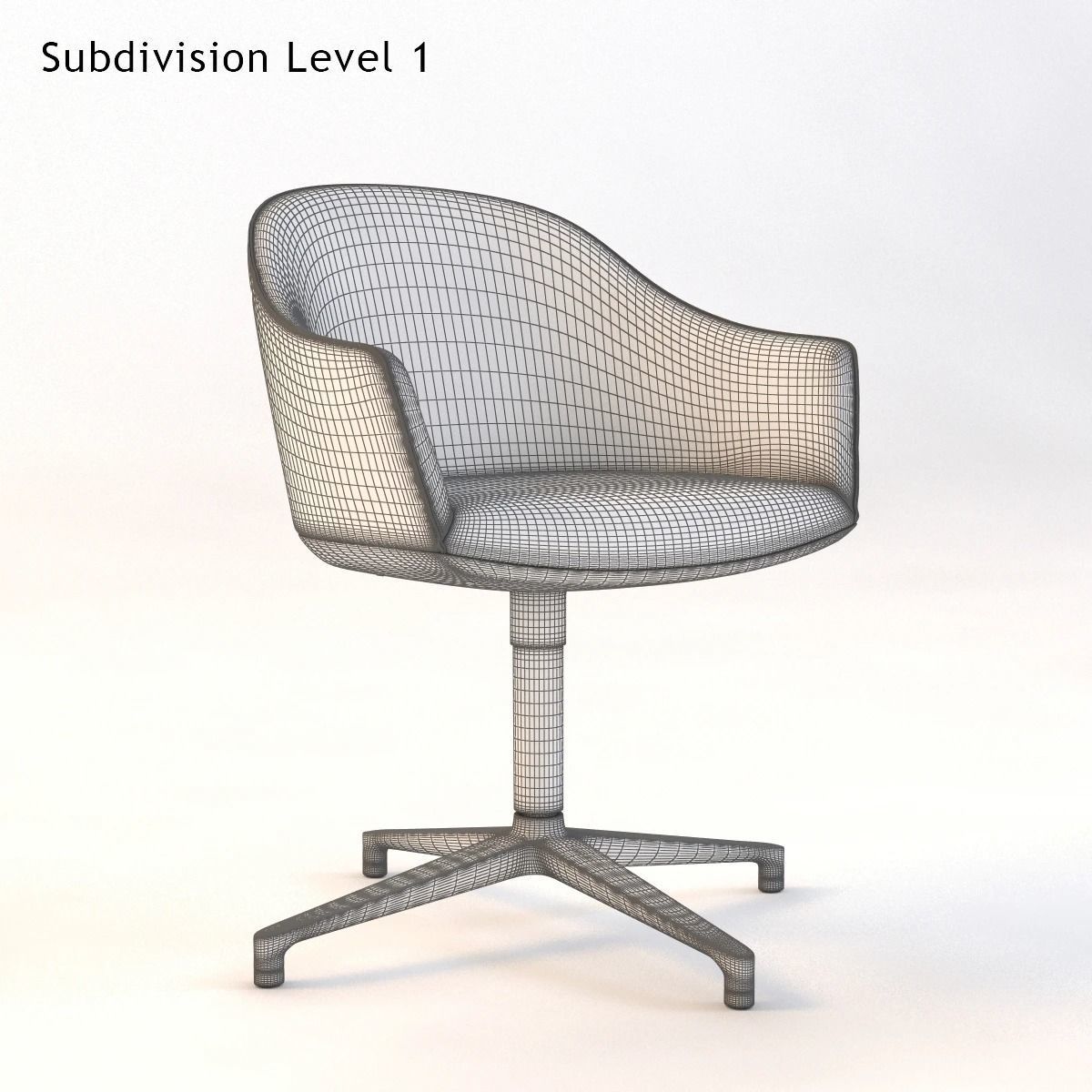 Vitra Softshell Chair 3D model_1