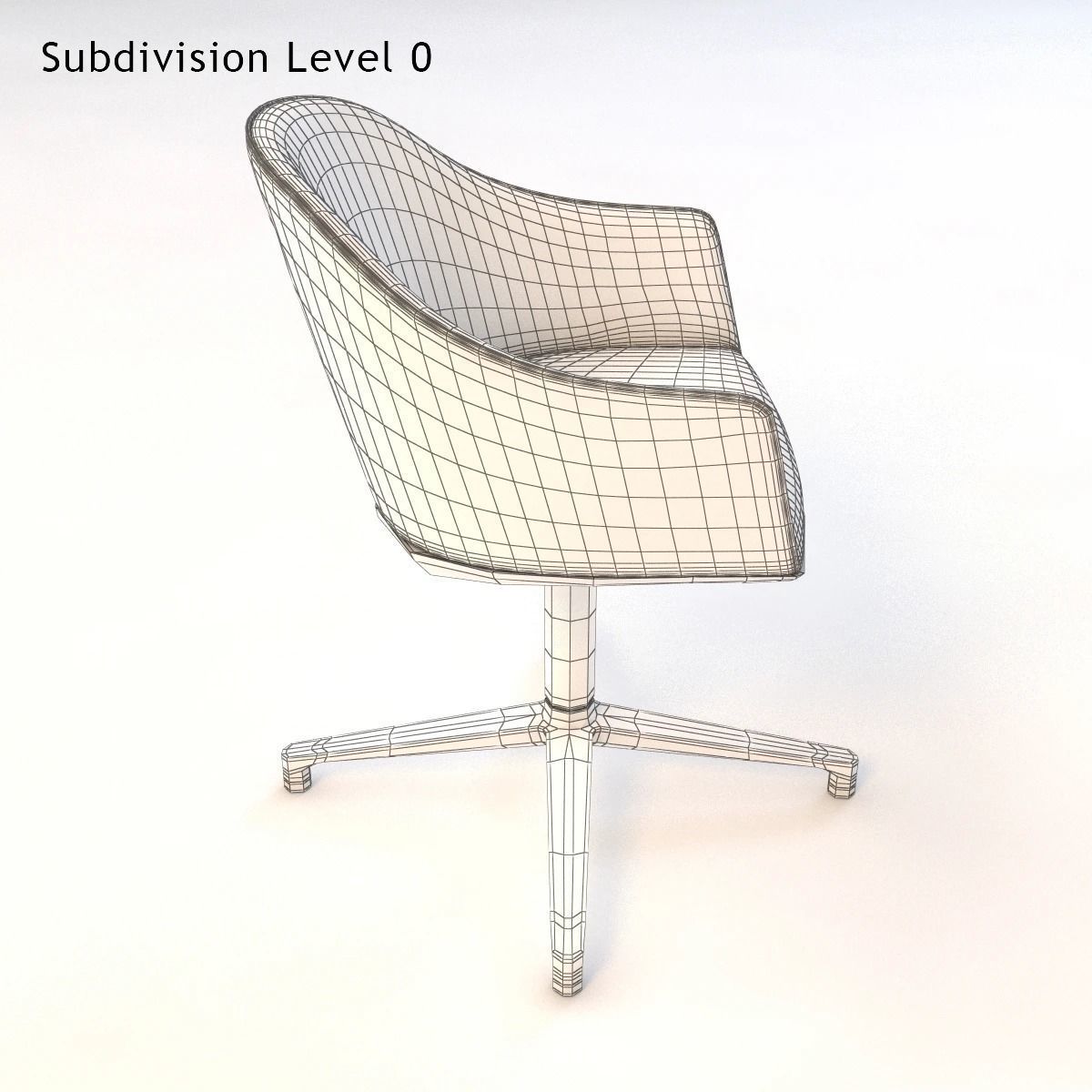 Vitra Softshell Chair 3D model_5