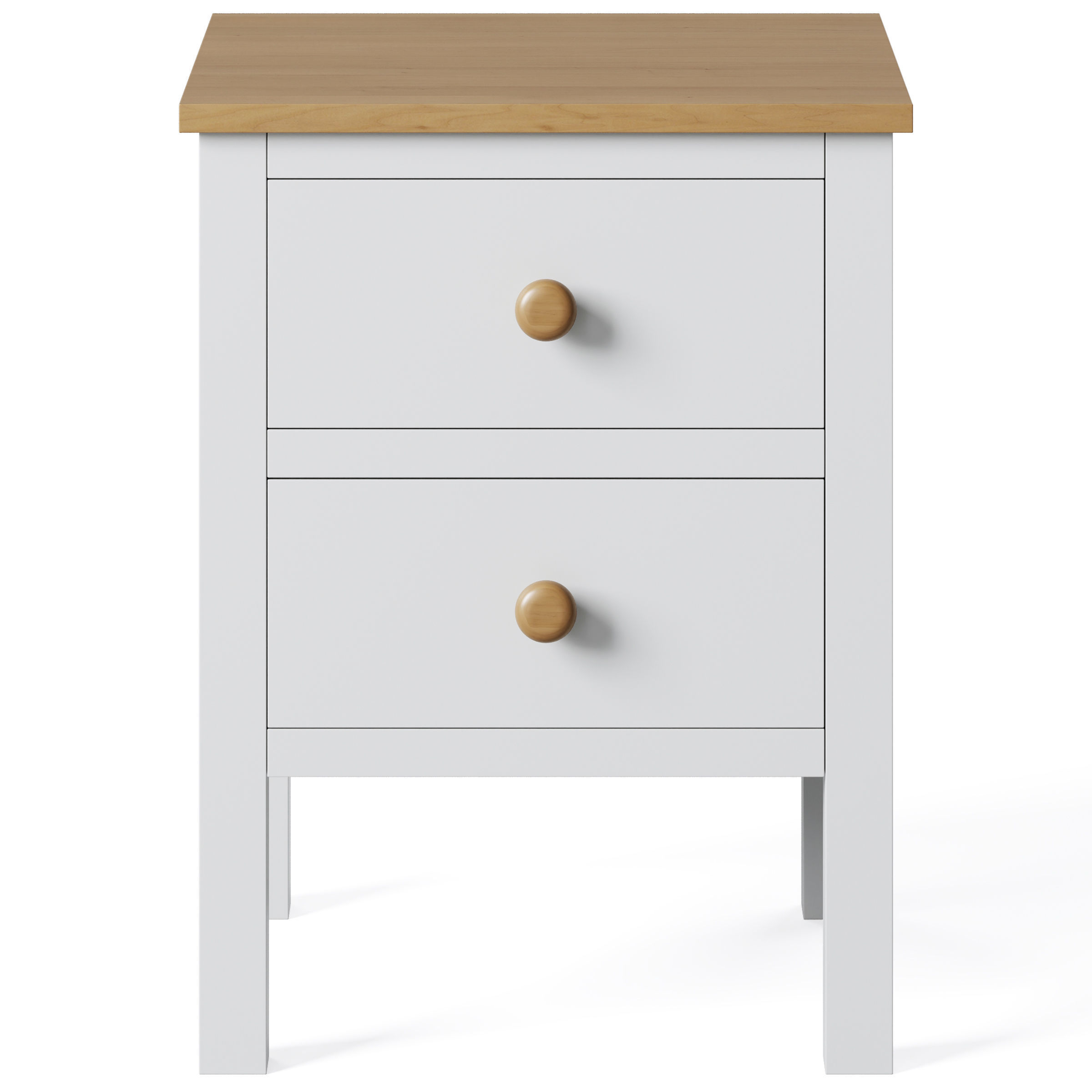 Bedside Cabinet and chest of drawers Ashin by LA REDOUTE 3D model_4