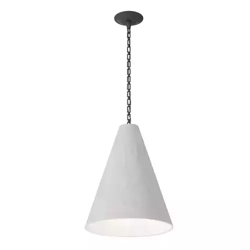 Rose Uniacke Plaster cone hanging light