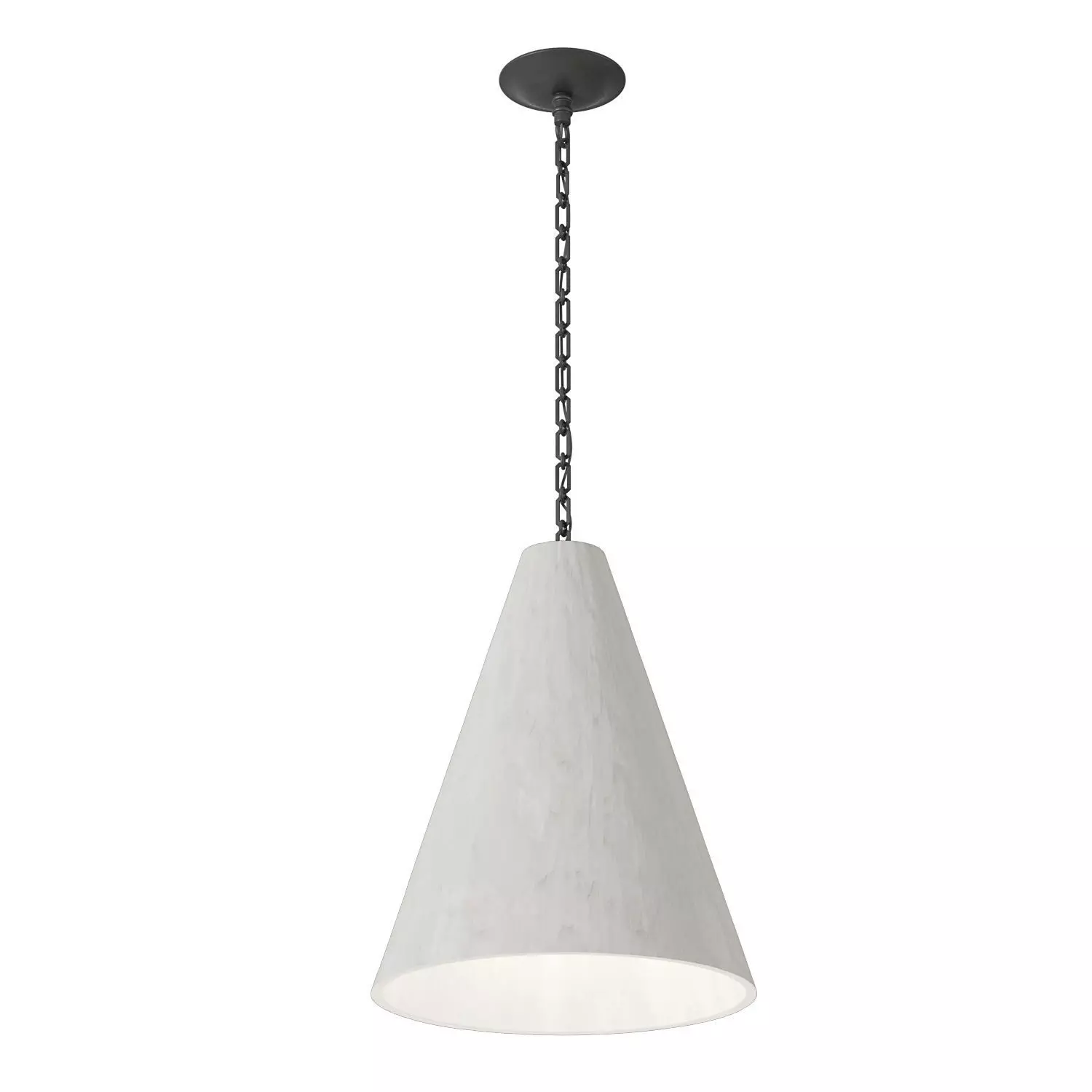 Rose Uniacke Plaster cone hanging light Low-poly 3D model