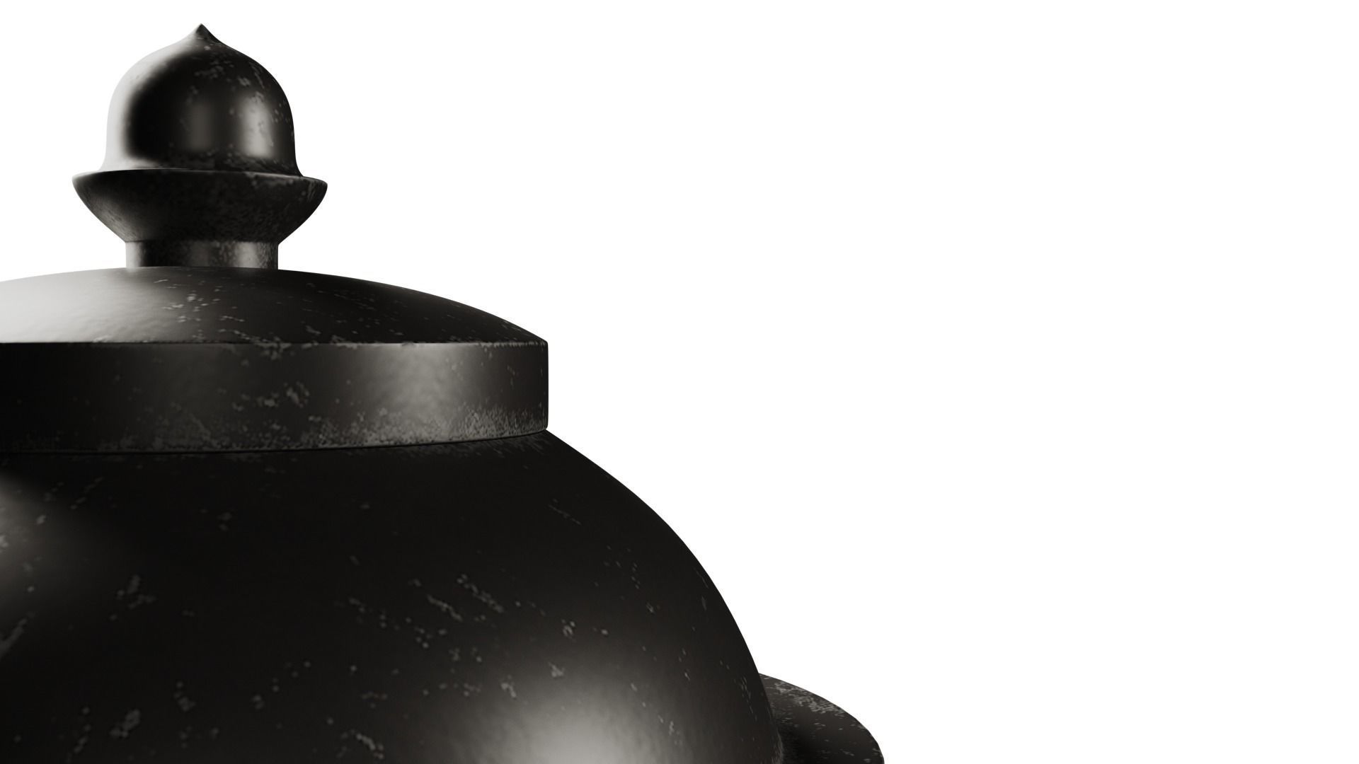 Lantern-5 wrought iron street lamp 3D model_6