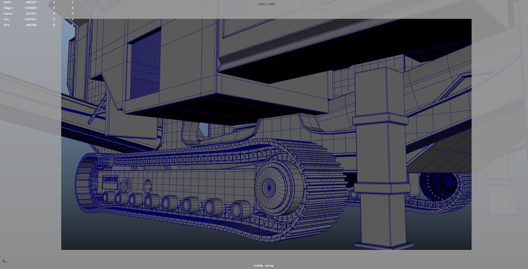 Stone Crusher  SandVik 3D model_15