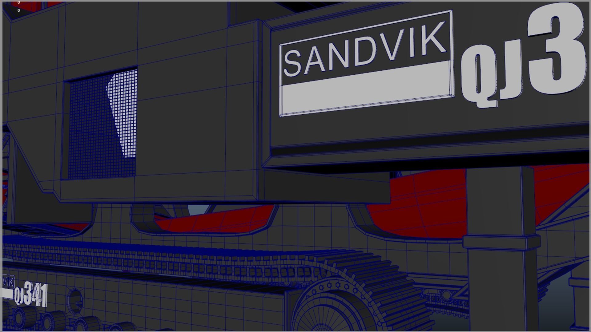 Stone Crusher  SandVik 3D model_10