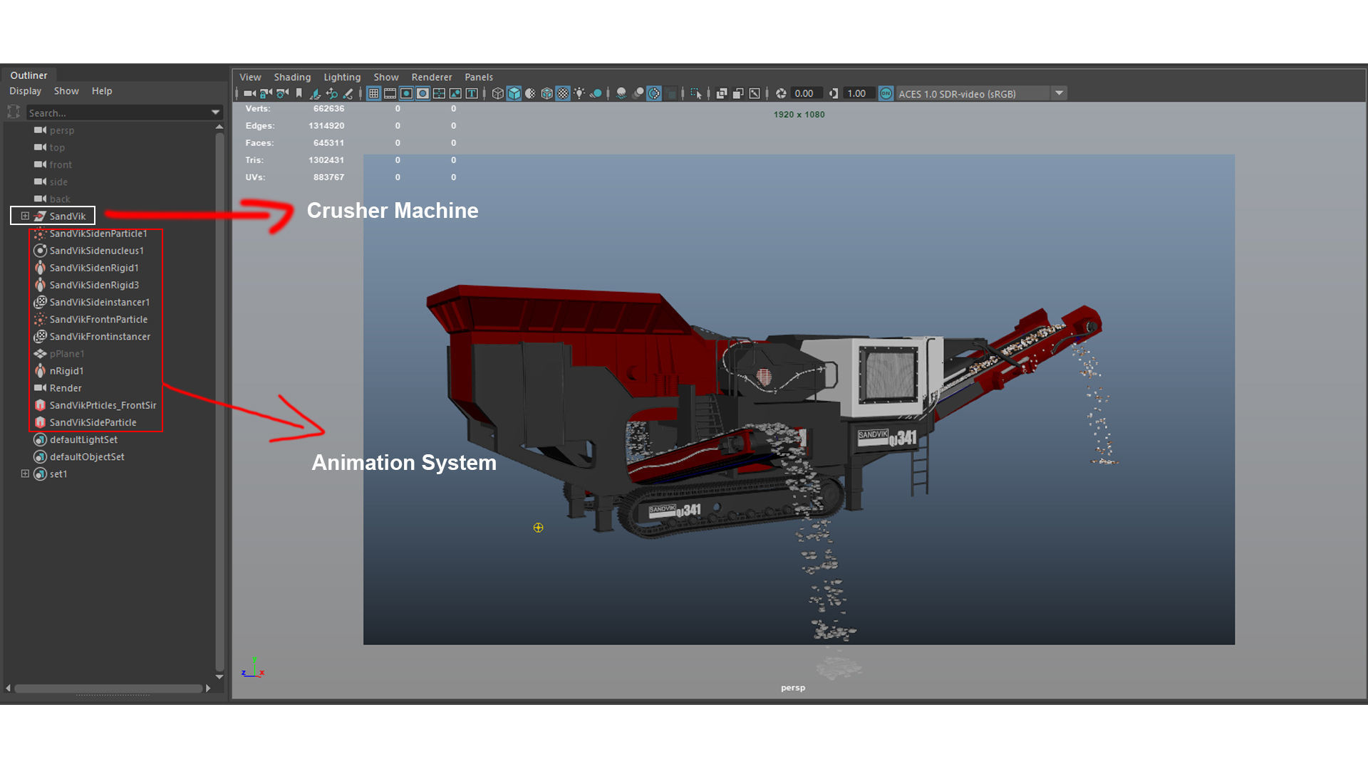 Stone Crusher  SandVik 3D model_5