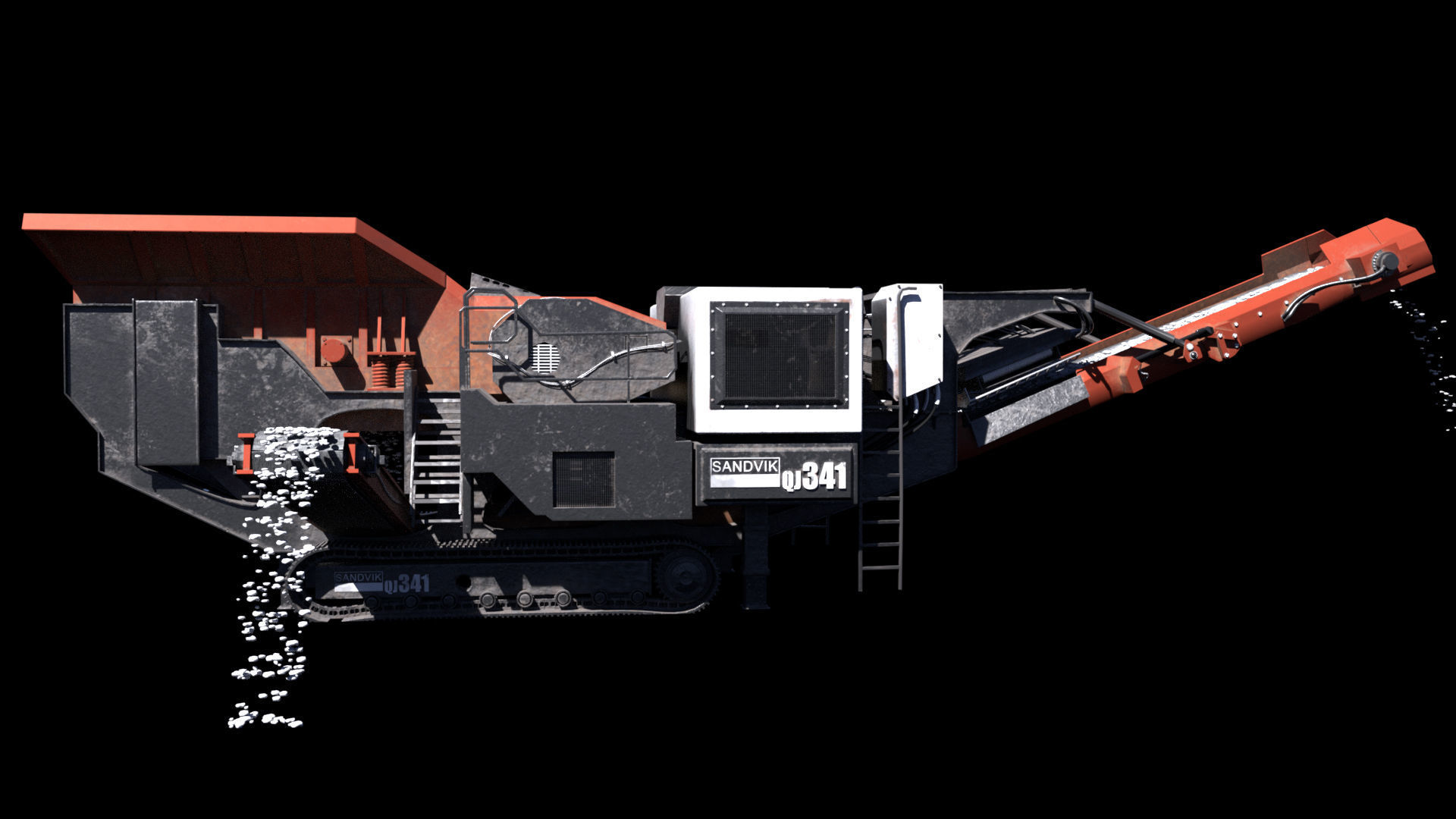 Stone Crusher  SandVik 3D model_4