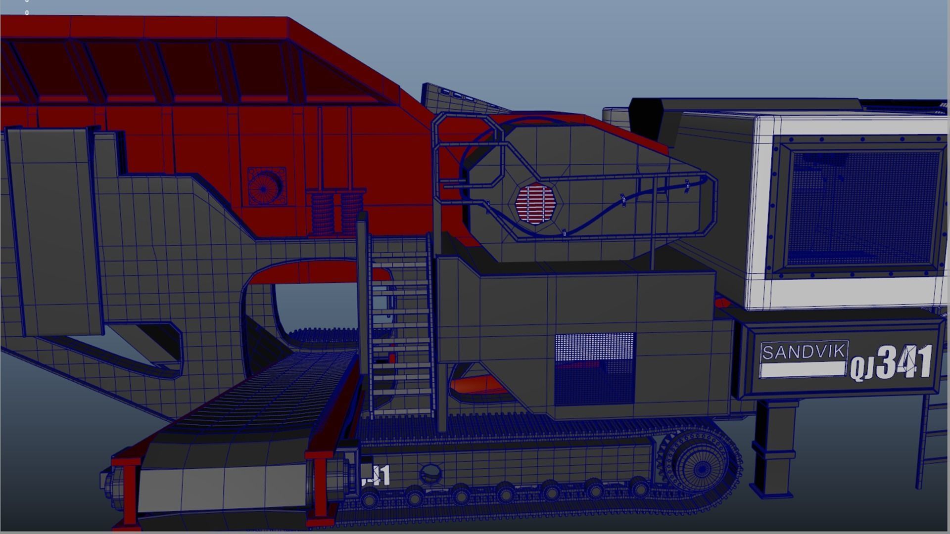 Stone Crusher  SandVik 3D model_12