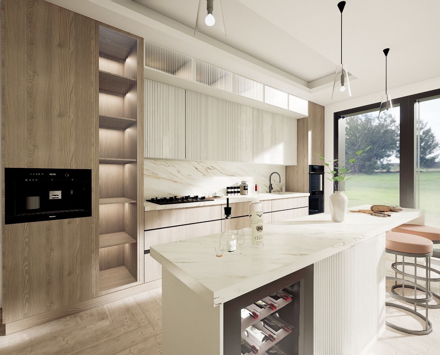 Interior architecture 01 Low-poly 3D model_5