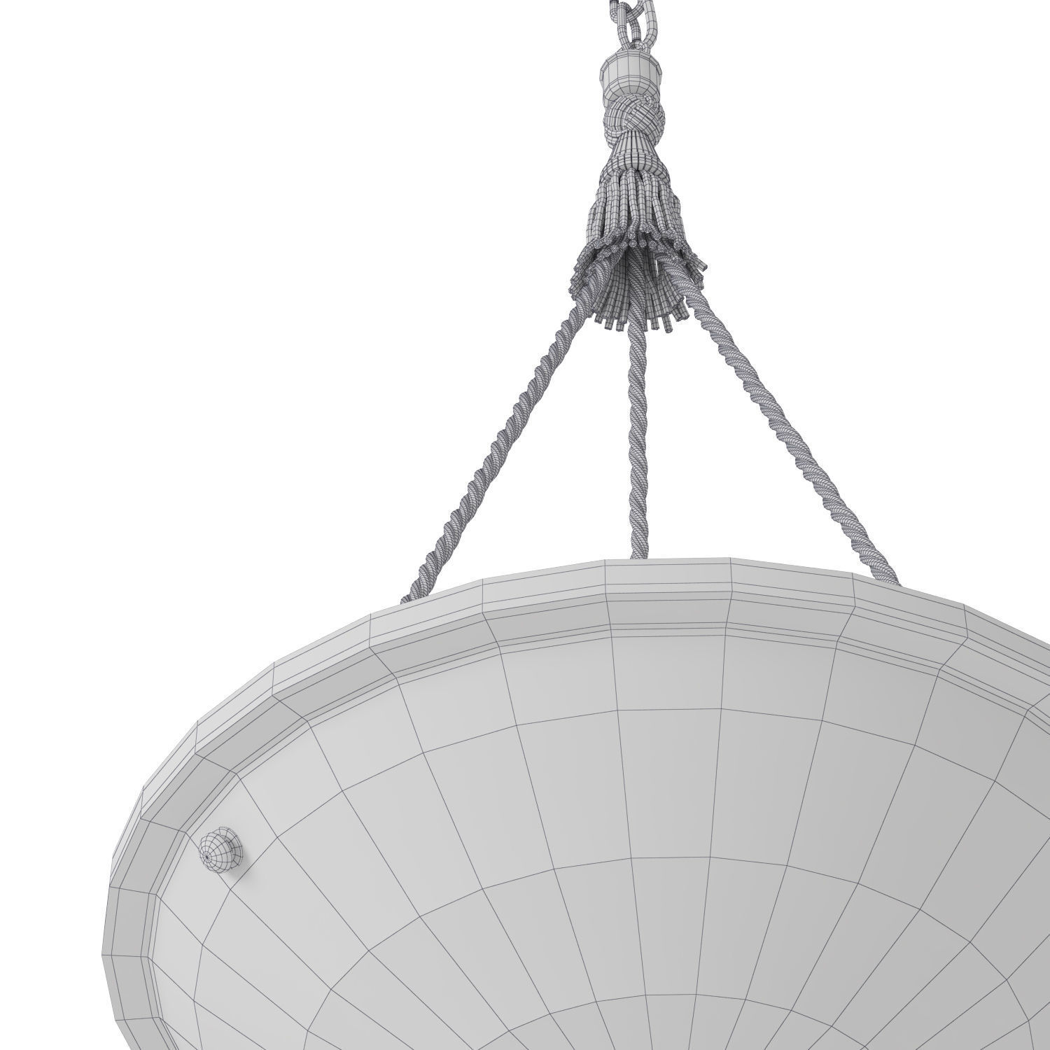 Hall Fixture Low-poly 3D model_6