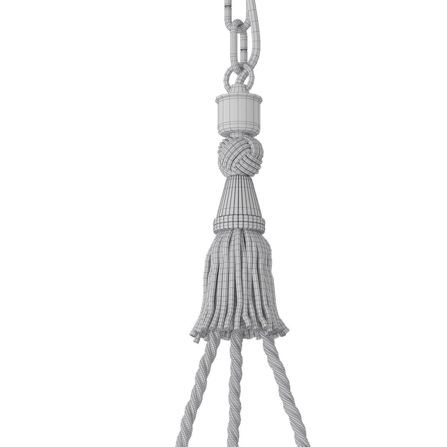 Hall Fixture Low-poly 3D model_7