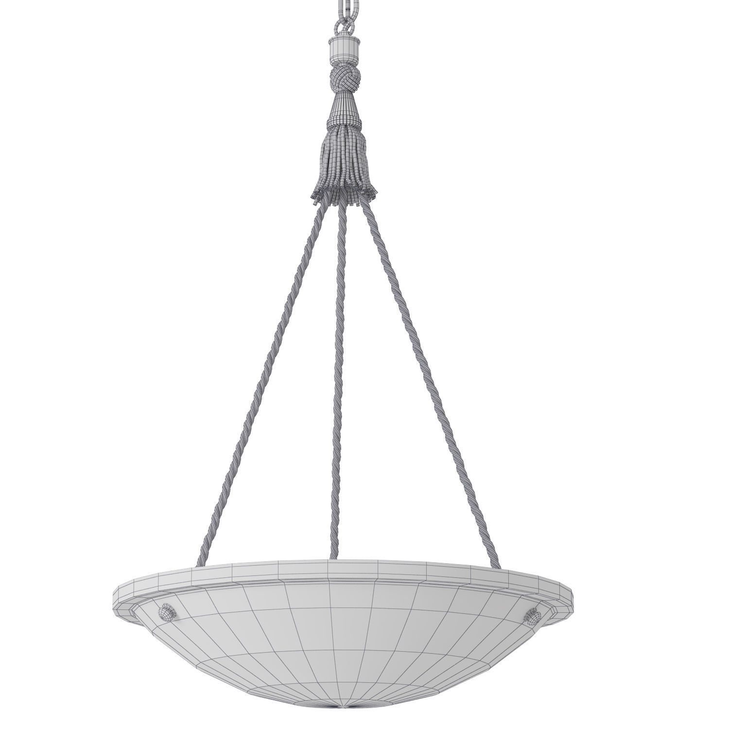 Hall Fixture Low-poly 3D model_5