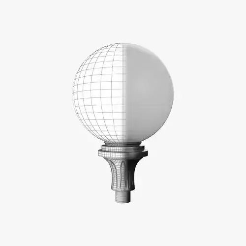 Lantern-7 egg shaped lamp 3D model