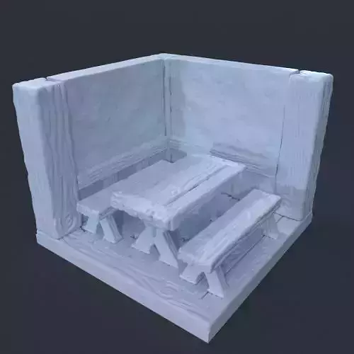 Tavern Furniture DnD Set 3D print model