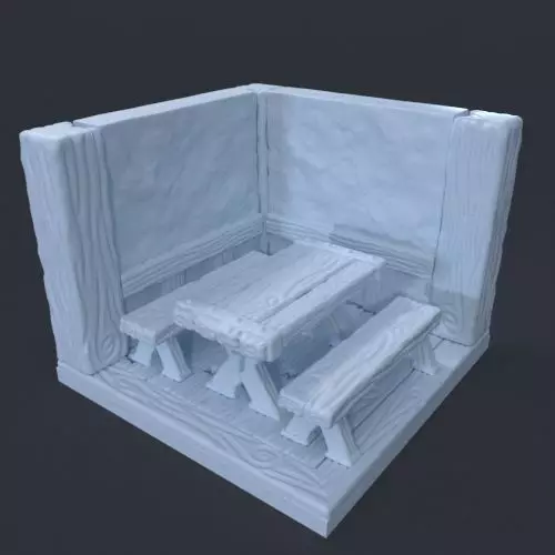 Tavern Furniture DnD Set 3D print model