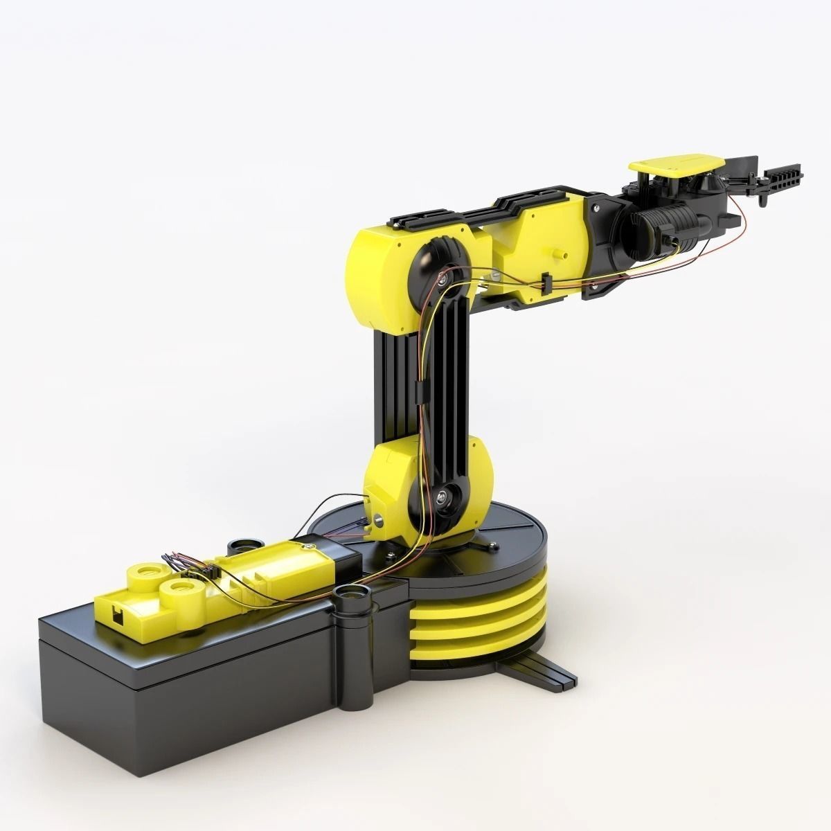 Usb Controlled Robotic Arm 3D model_1