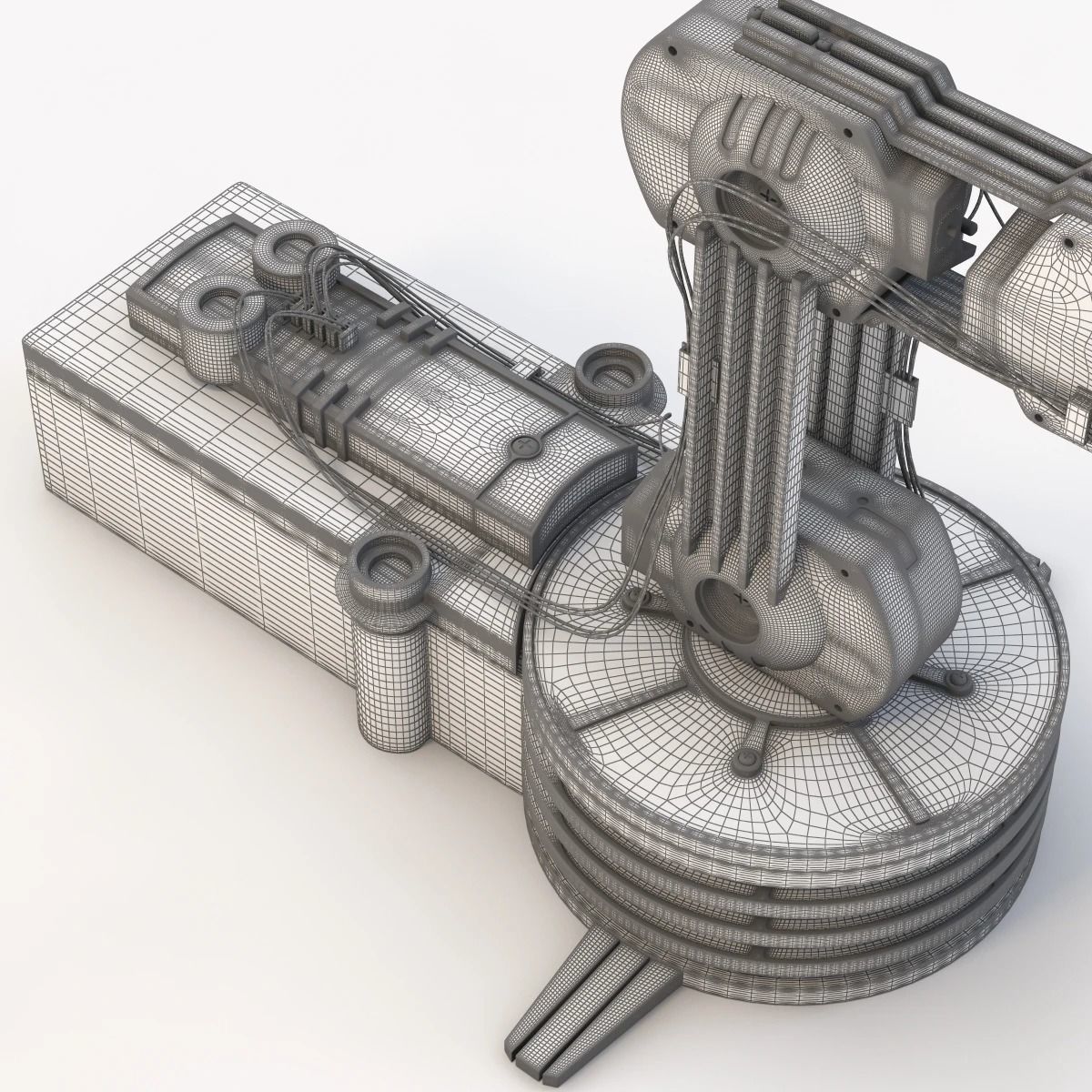 Usb Controlled Robotic Arm 3D model_8