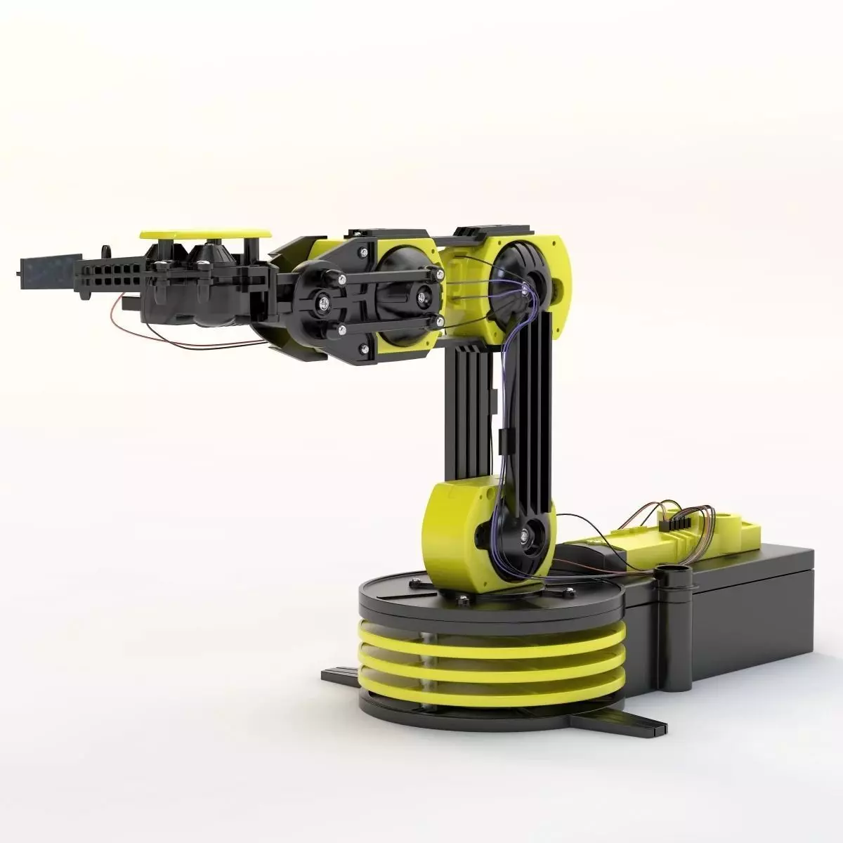 Usb Controlled Robotic Arm 3D model_0