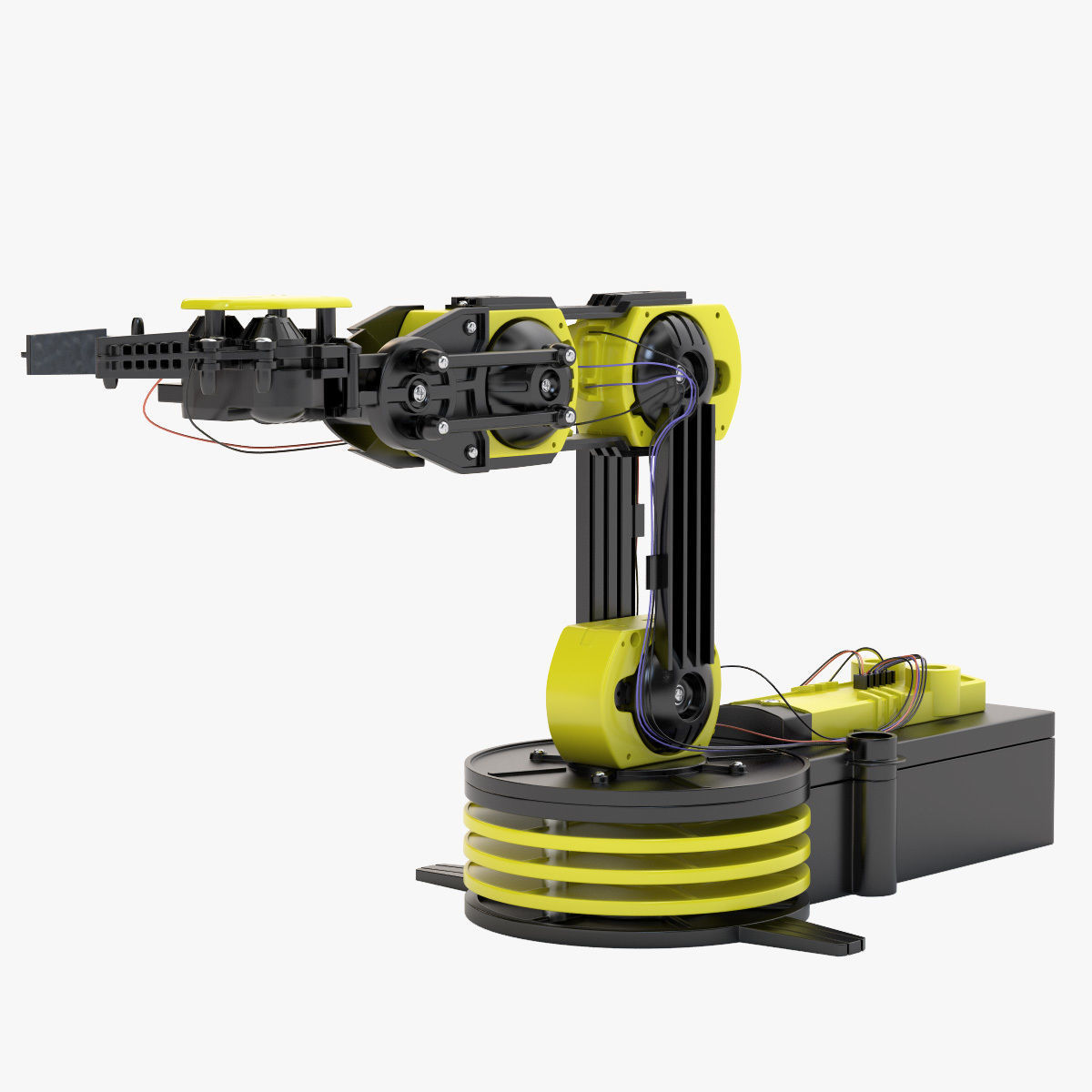 Usb Controlled Robotic Arm 3D model_10