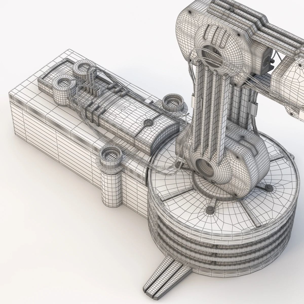 Usb Controlled Robotic Arm 3D model_9