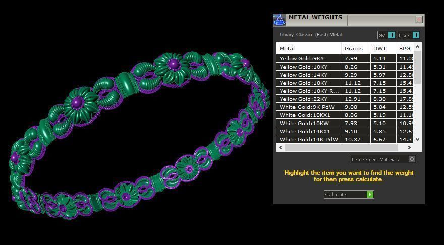 Bracelet 3D print model_4