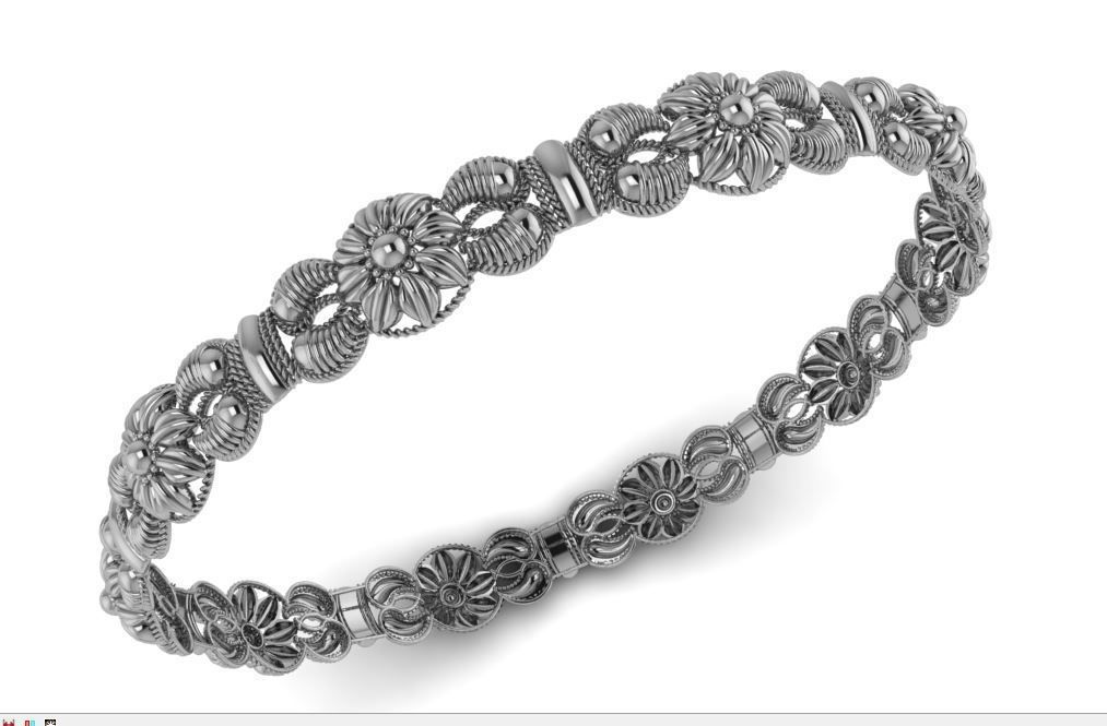 Bracelet 3D print model_1