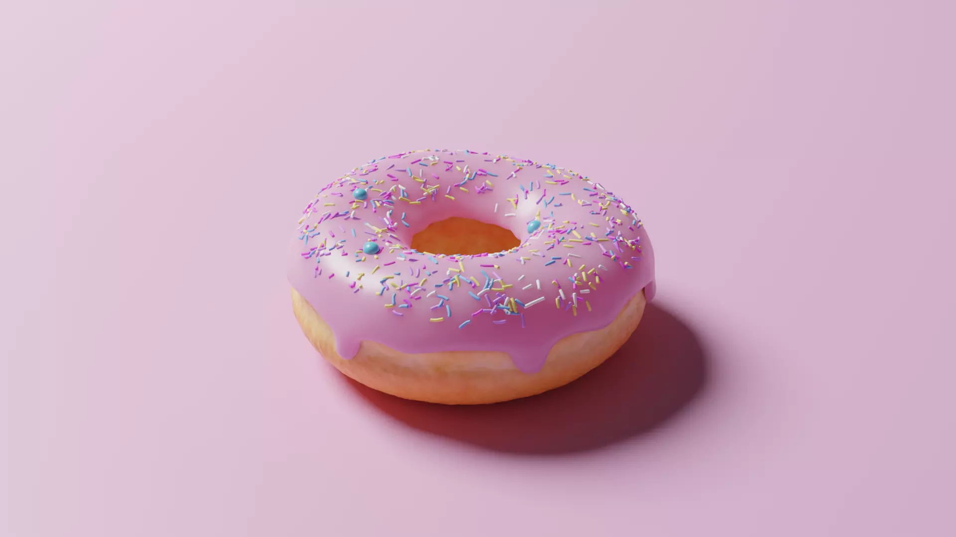 3D Model of Delicious Donut  3D model_0